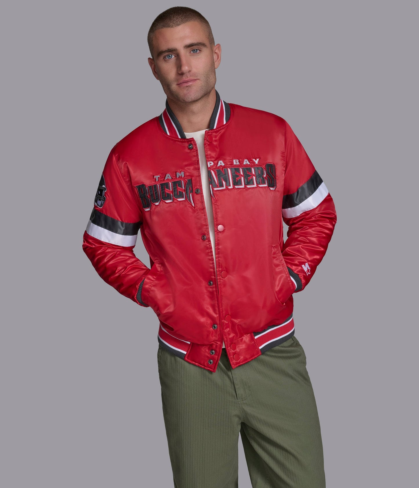 Tampa Bay Buccaneers Home Game Varsity Jacket