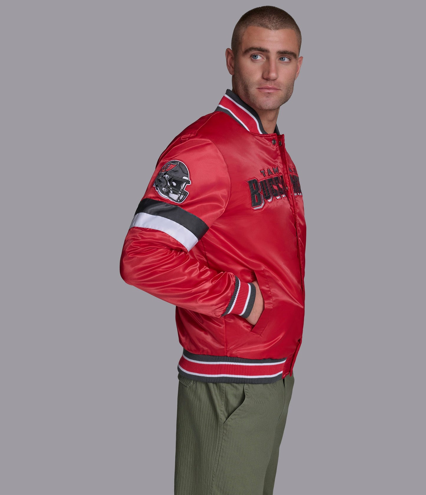 Tampa Bay Buccaneers Home Game Varsity Jacket