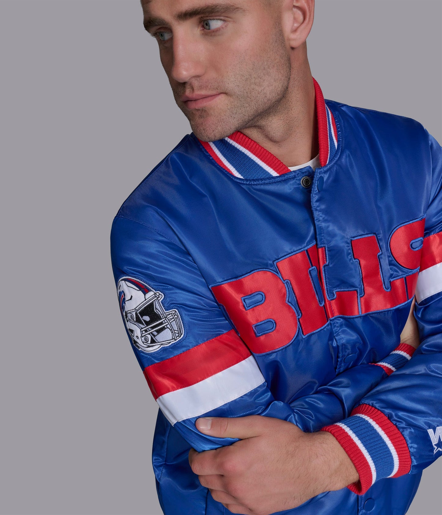 Buffalo Bills Home Game Varsity Jacket