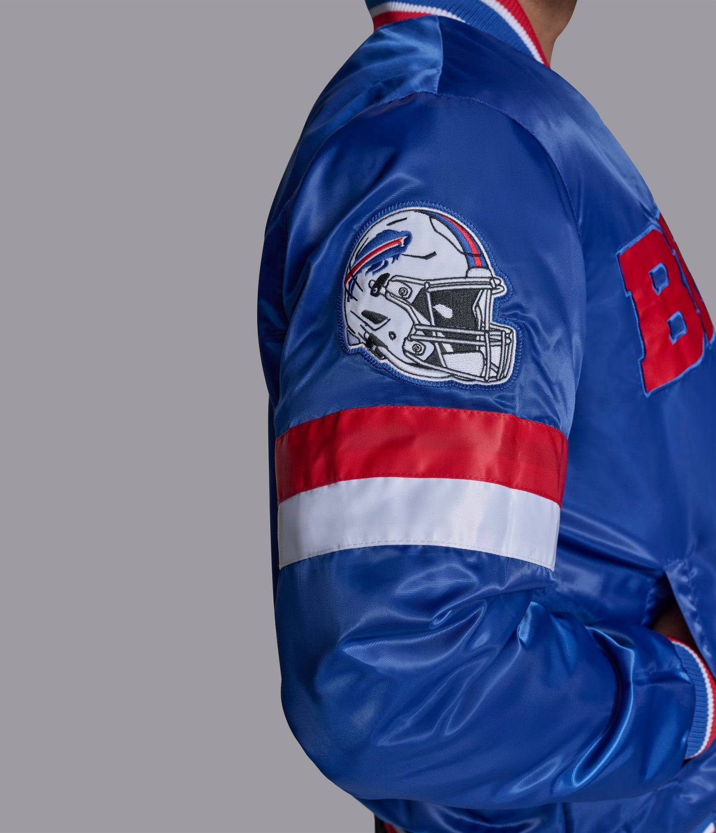 Buffalo Bills Home Game Varsity Jacket