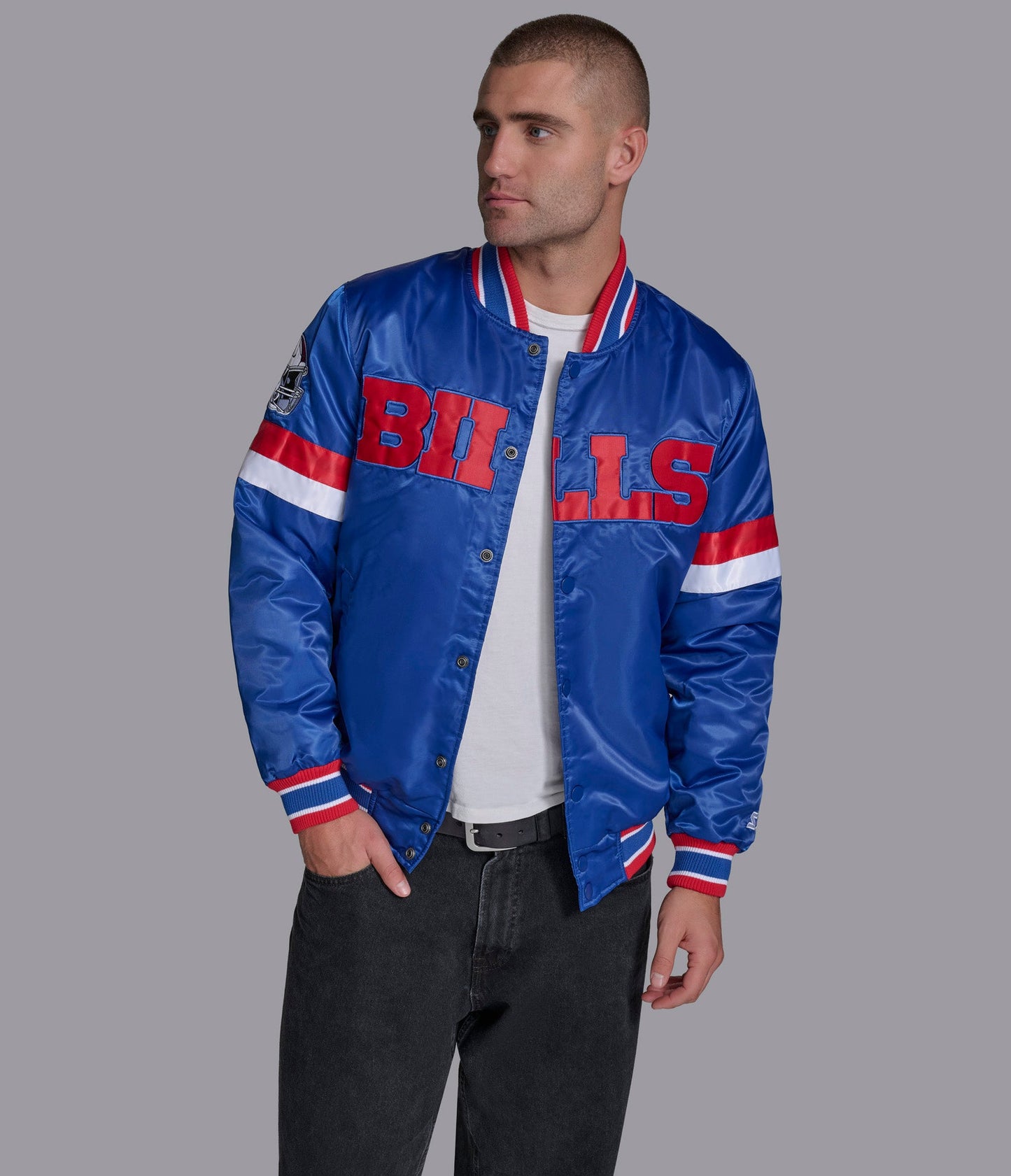 Buffalo Bills Home Game Varsity Jacket