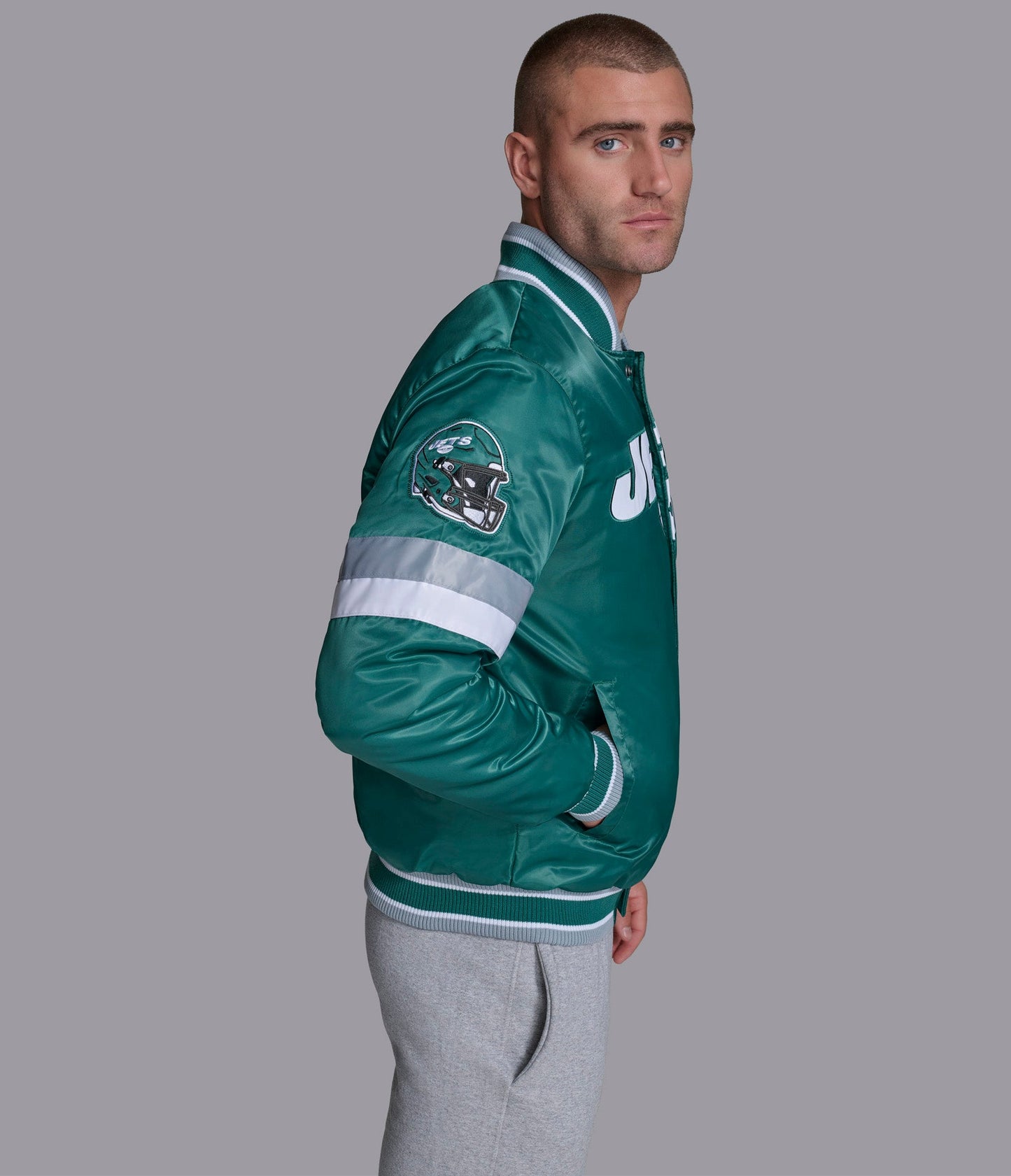 NY Jets Home Game Varsity Jacket