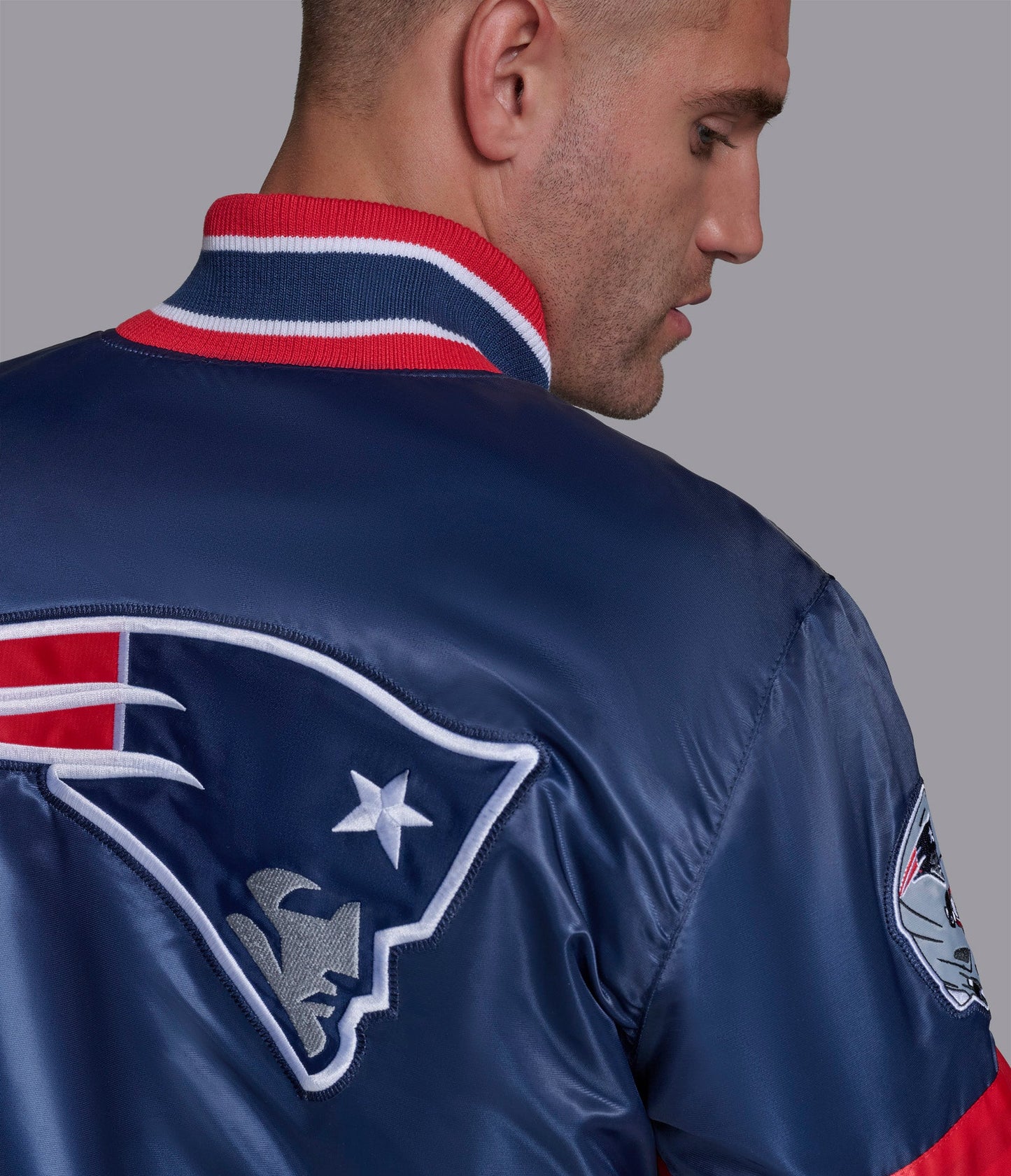 New England Patriots Home Game Varsity Jacket