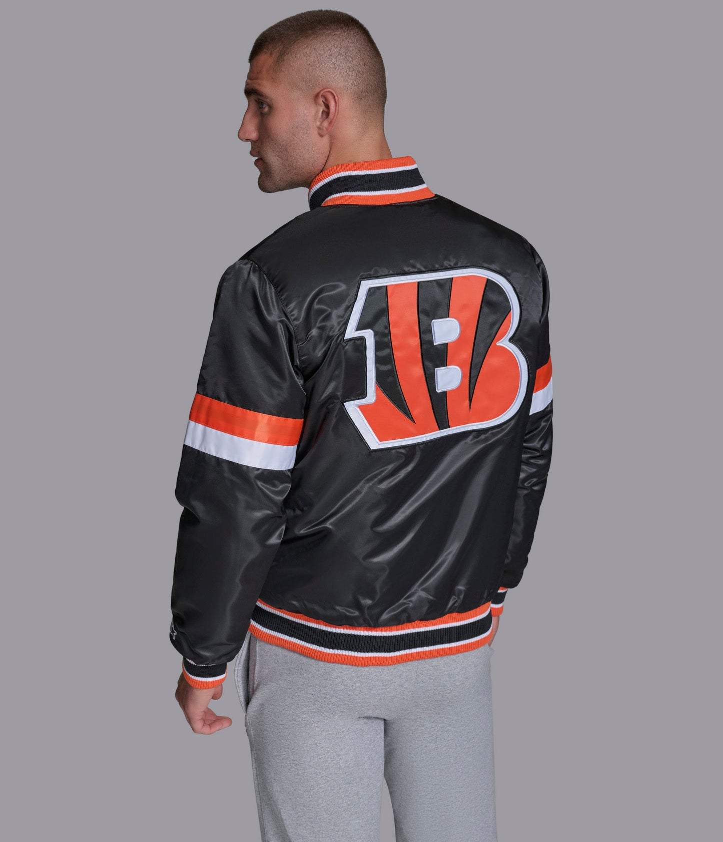 Cincinnati Bengals Home Game Varsity Jacket