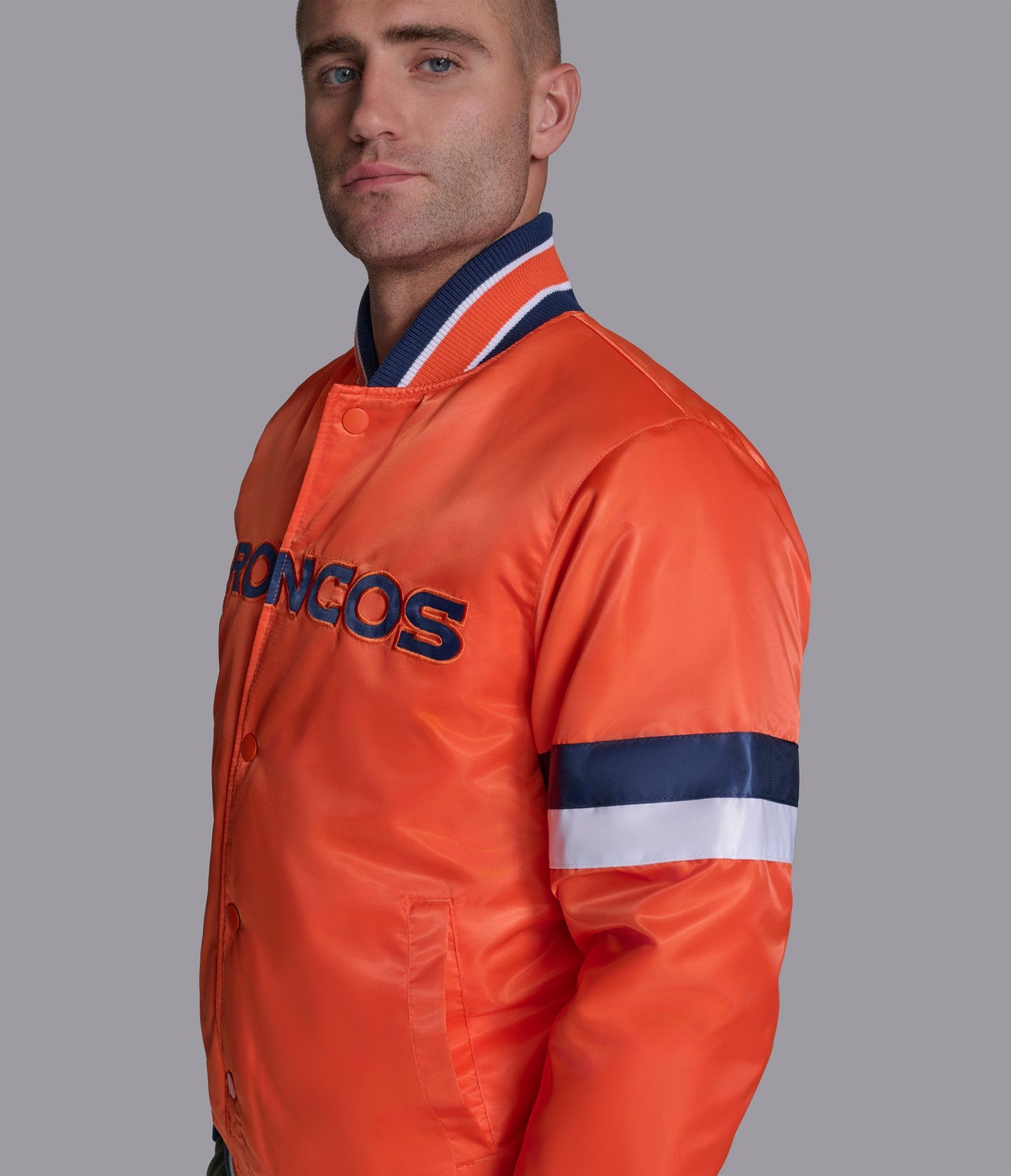 Denver Broncos Home Game Varsity Jacket