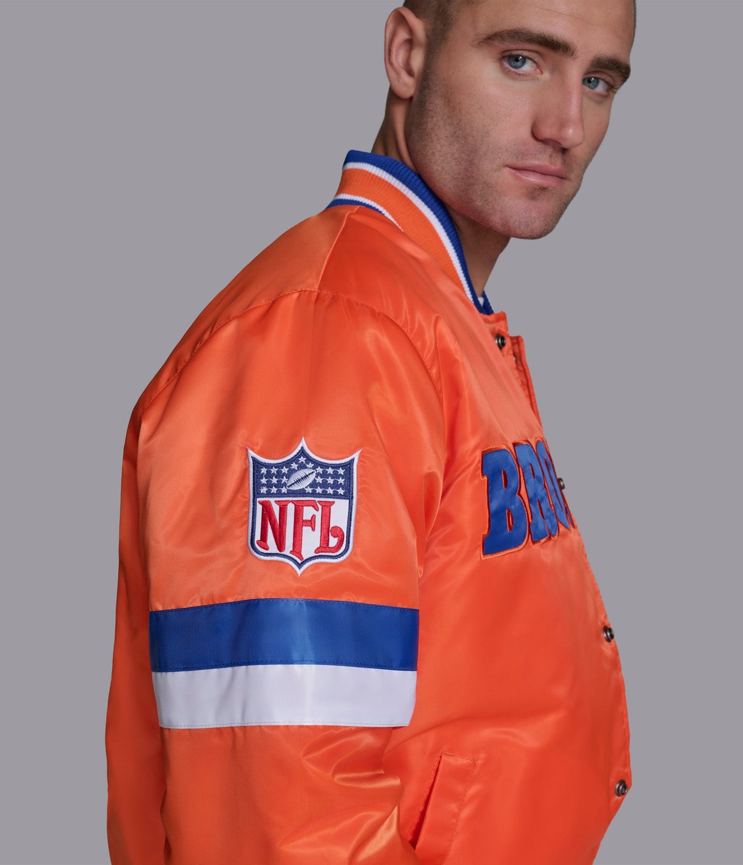 Denver Broncos Home Game Varsity Jacket