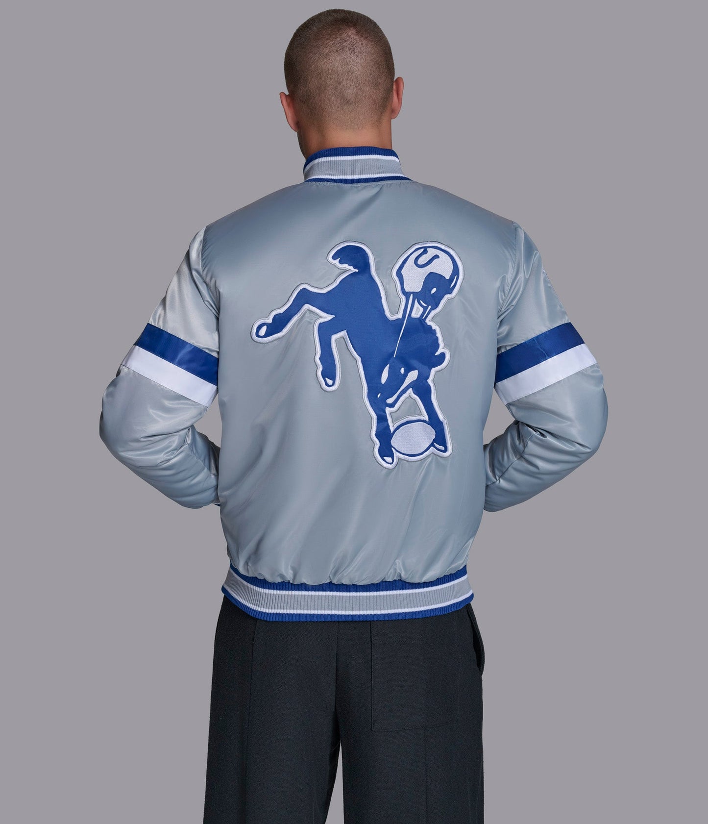 Indianapolis Colts Home Game Varsity Jacket