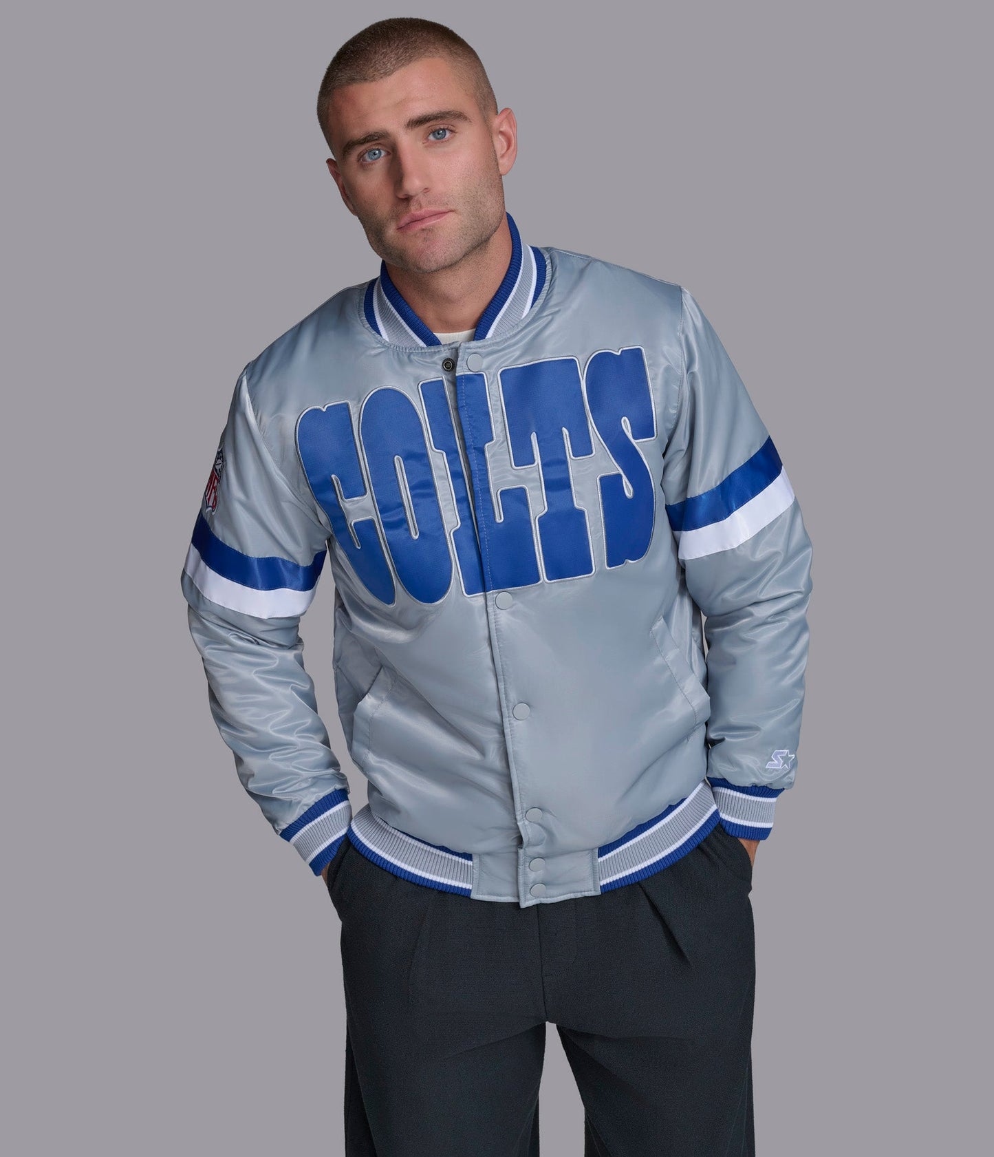 Indianapolis Colts Home Game Varsity Jacket