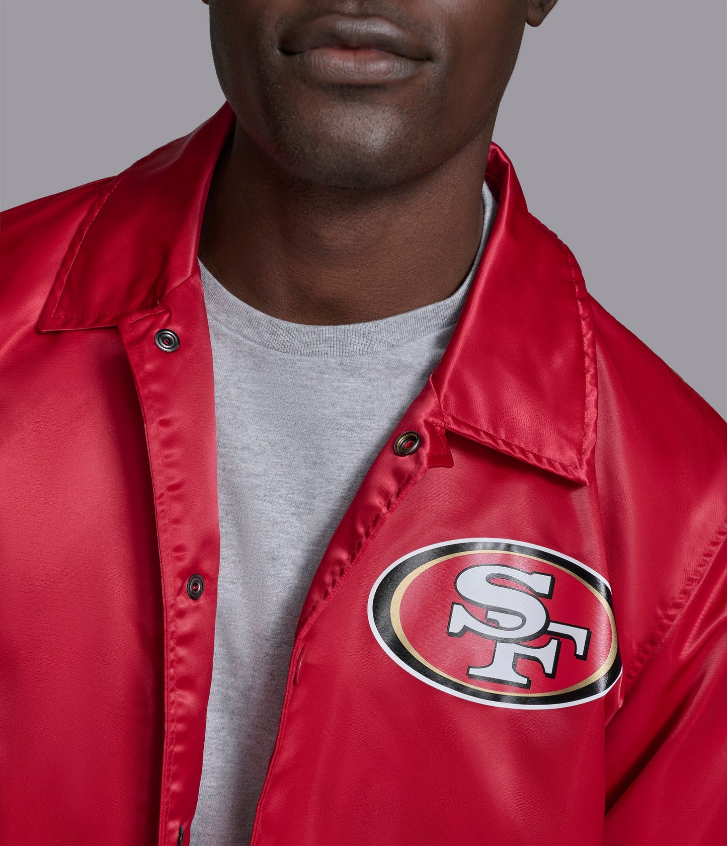 SF 49ers  Option Route Coaches Jacket