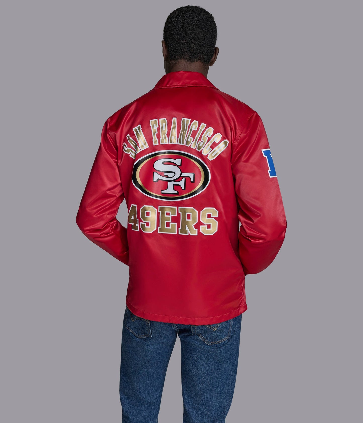 SF 49ers  Option Route Coaches Jacket