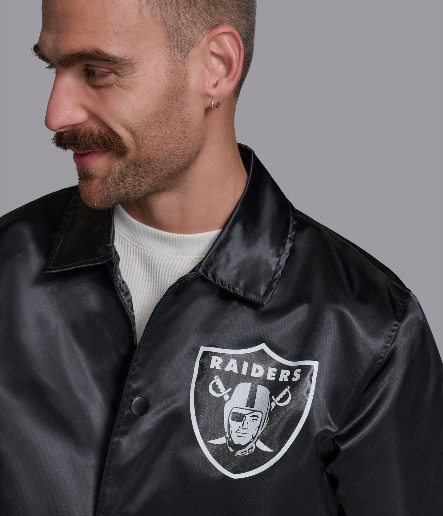 Raiders Option Route Coaches Jacket