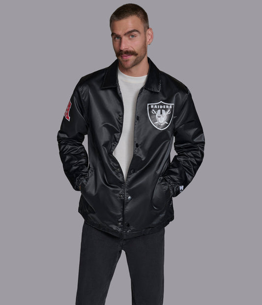 Raiders Option Route Coaches Jacket