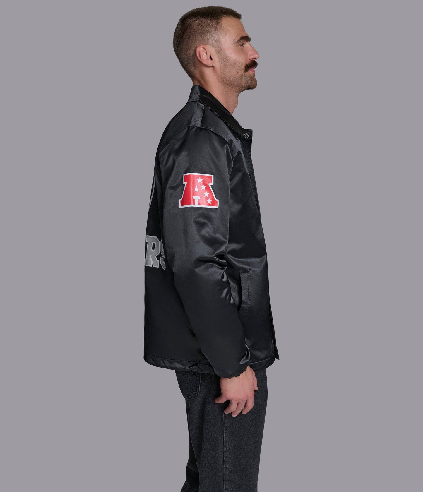 Raiders Option Route Coaches Jacket