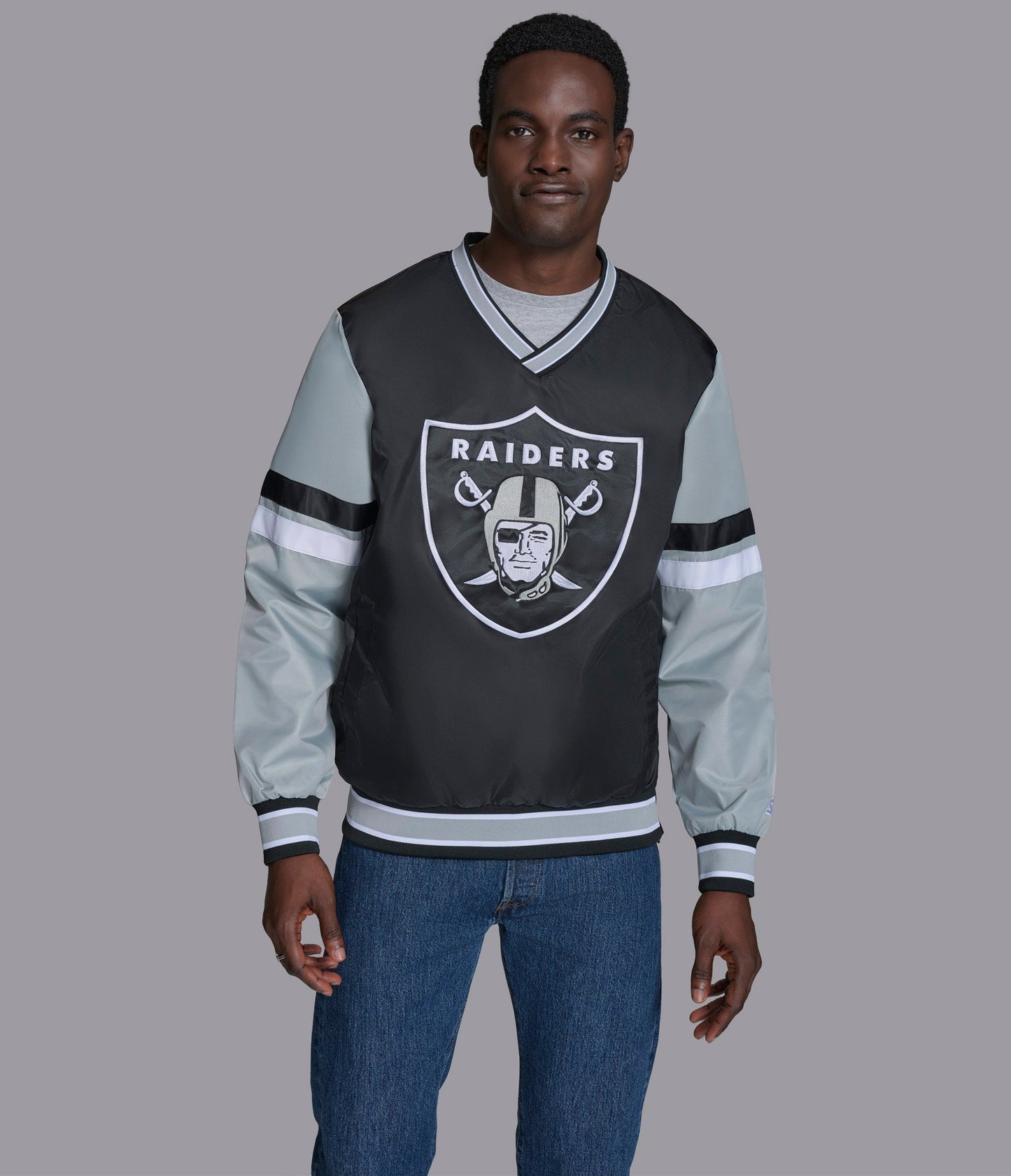 Raiders  All Pro V-Neck Pullover