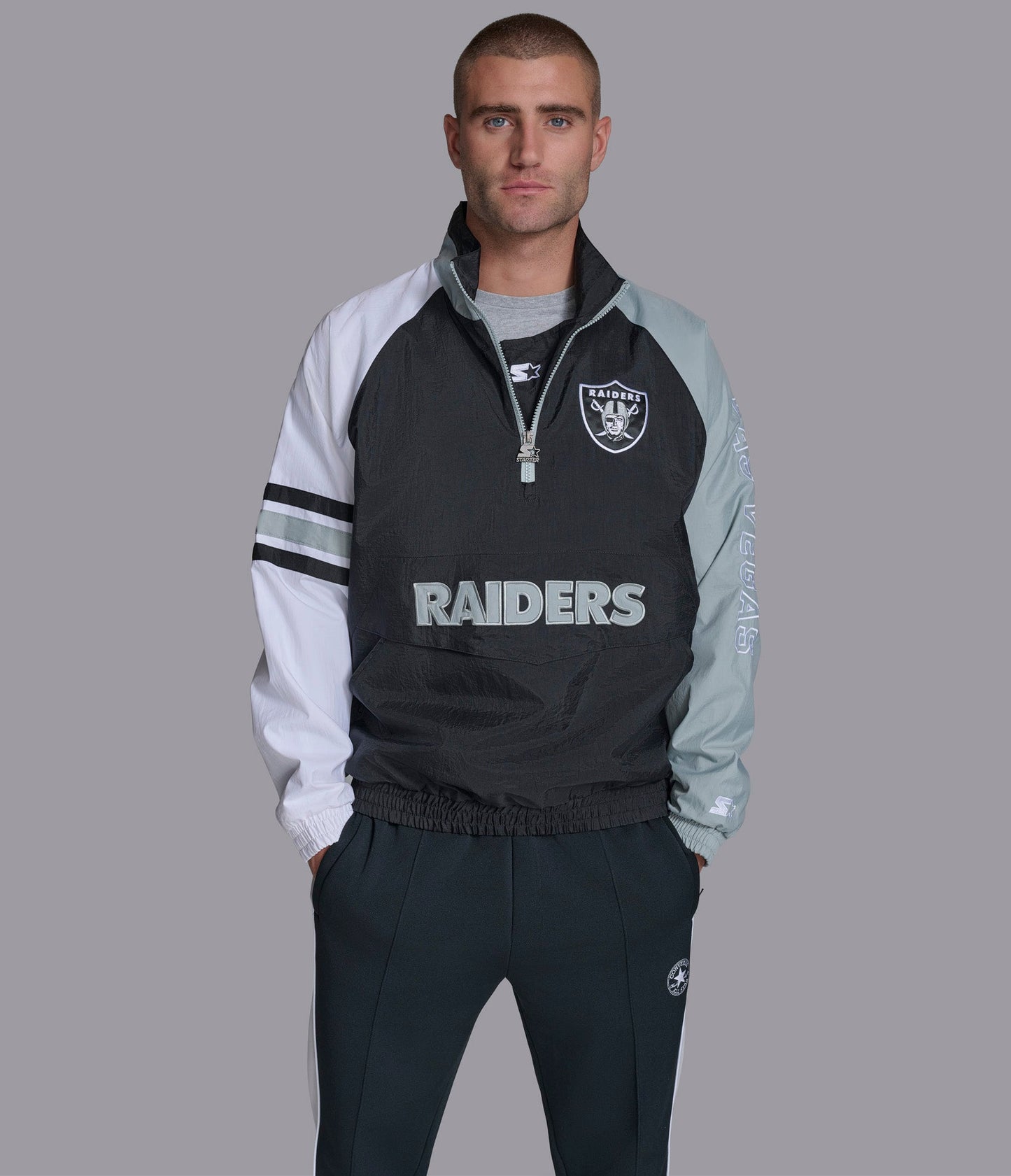 Raiders Elite Half Zip Pullover