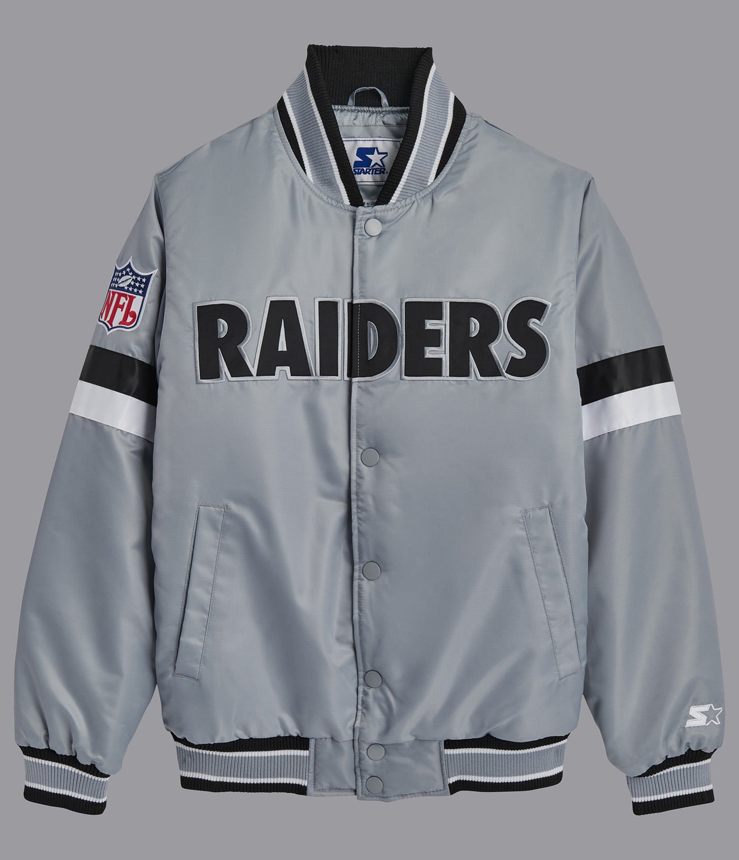 Raiders Home Game Varsity Jacket