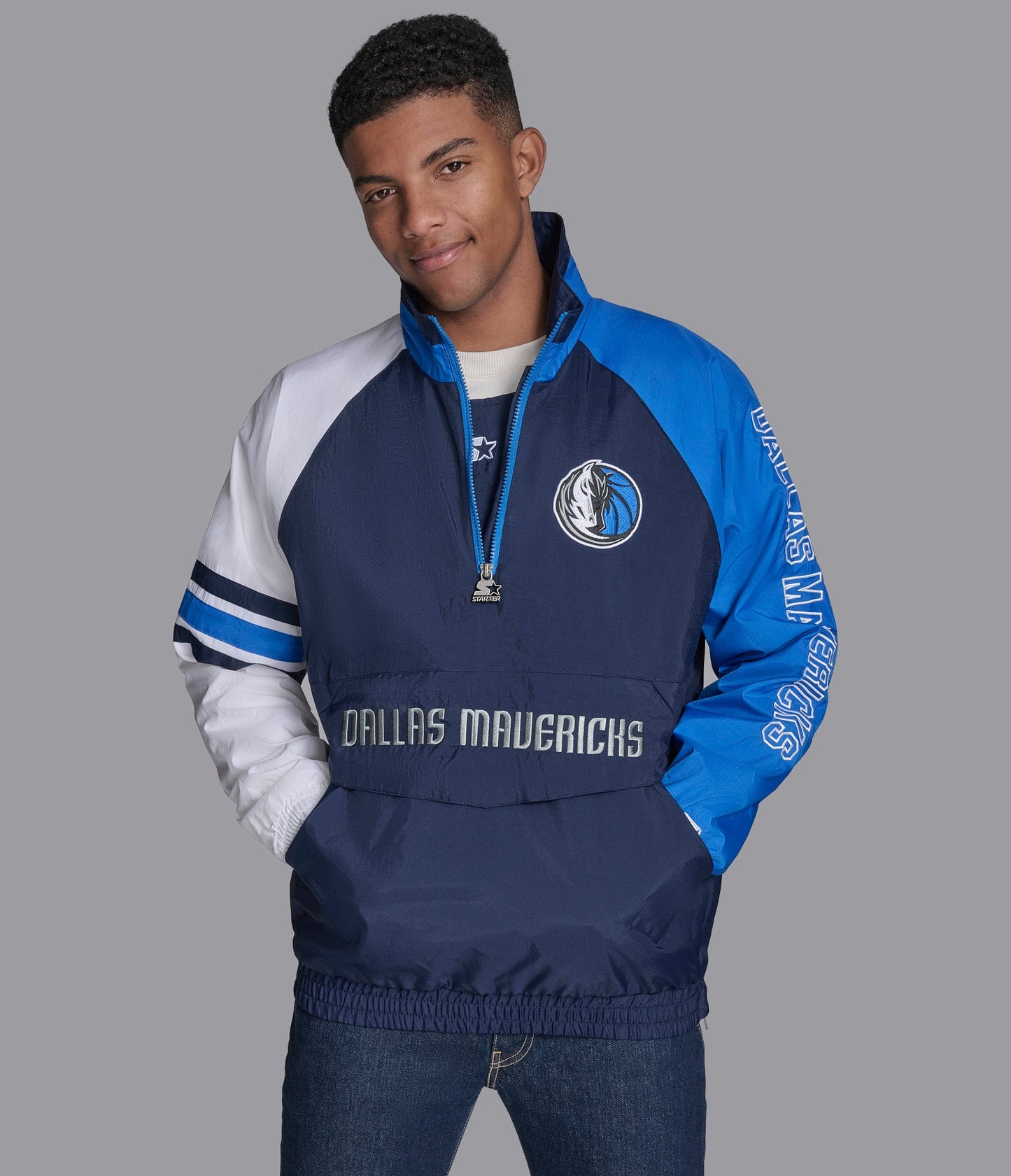 Dallas Mavericks Elite Half Zip Pullover