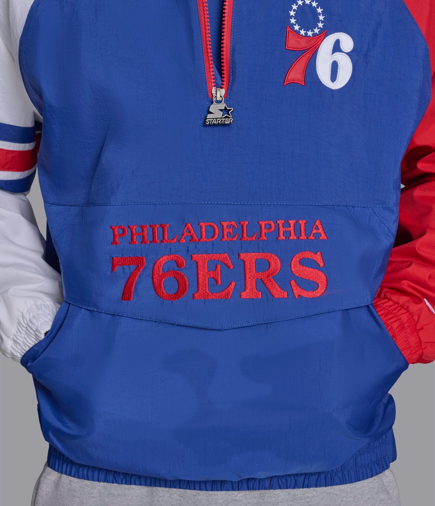 Philadelphia 76ers Elite Half Zip Pullover