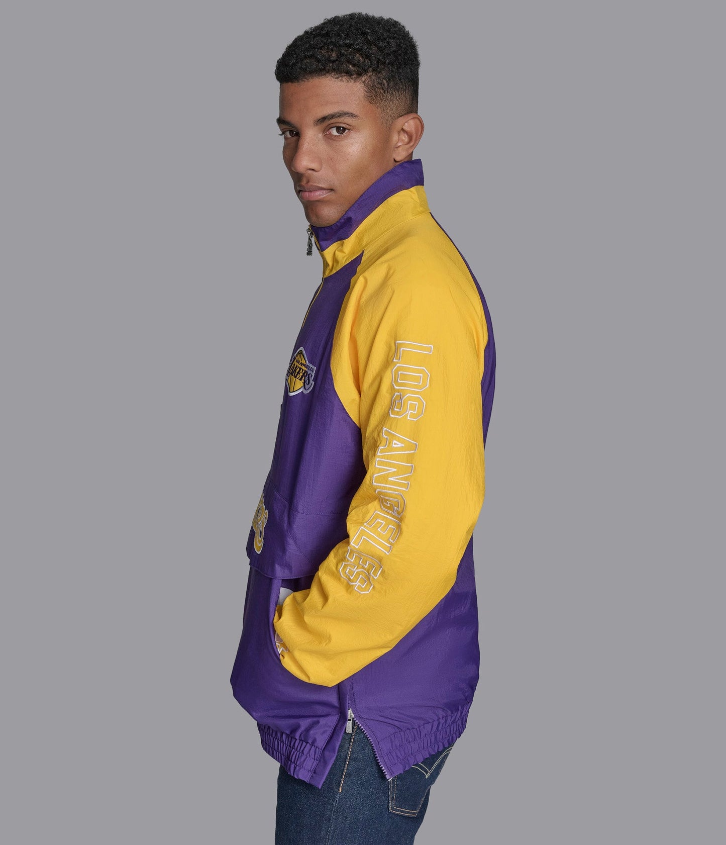 LA Lakers Elite Half Zip Pullover