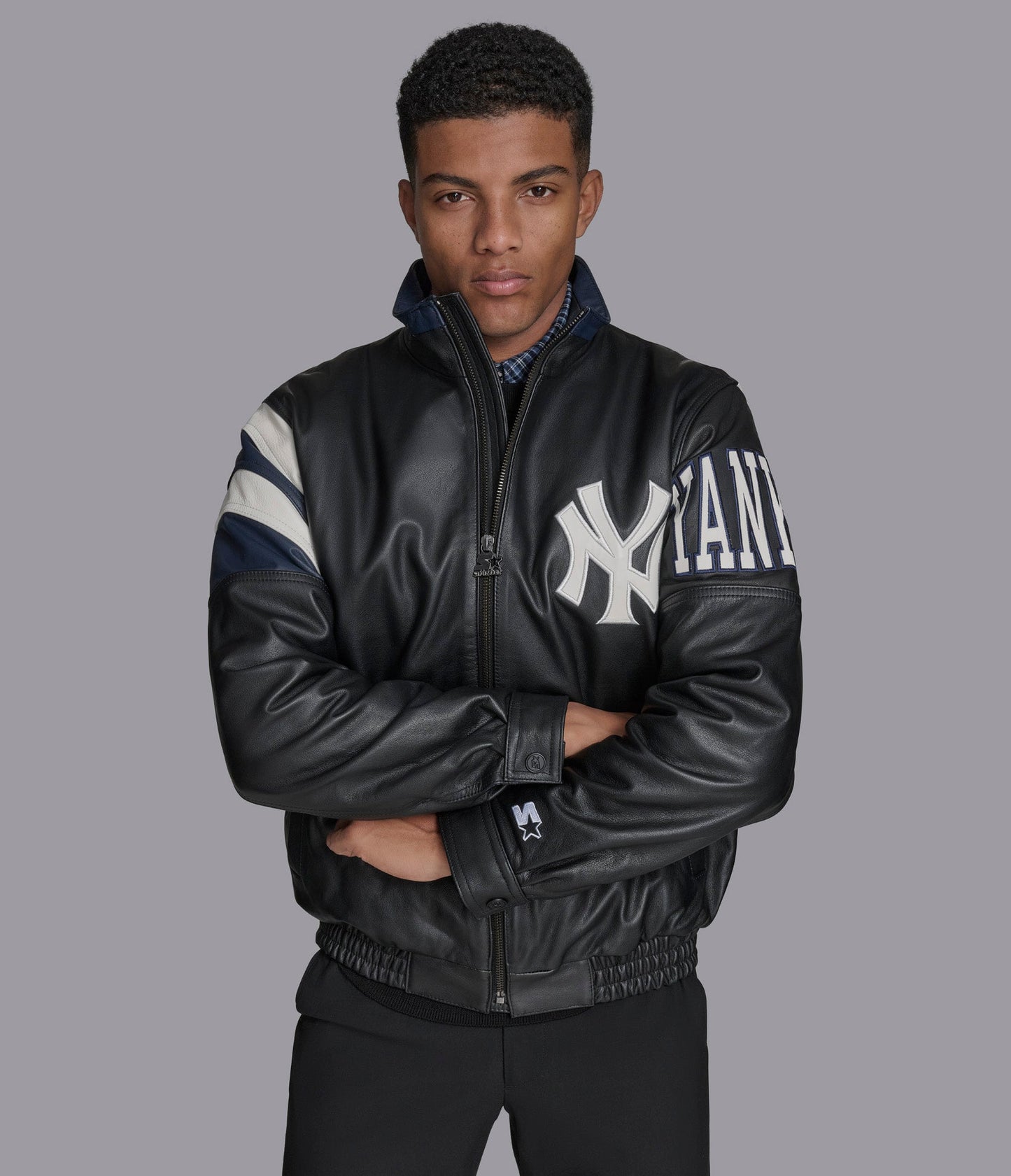 NY Yankees Retro Full Zip Jacket