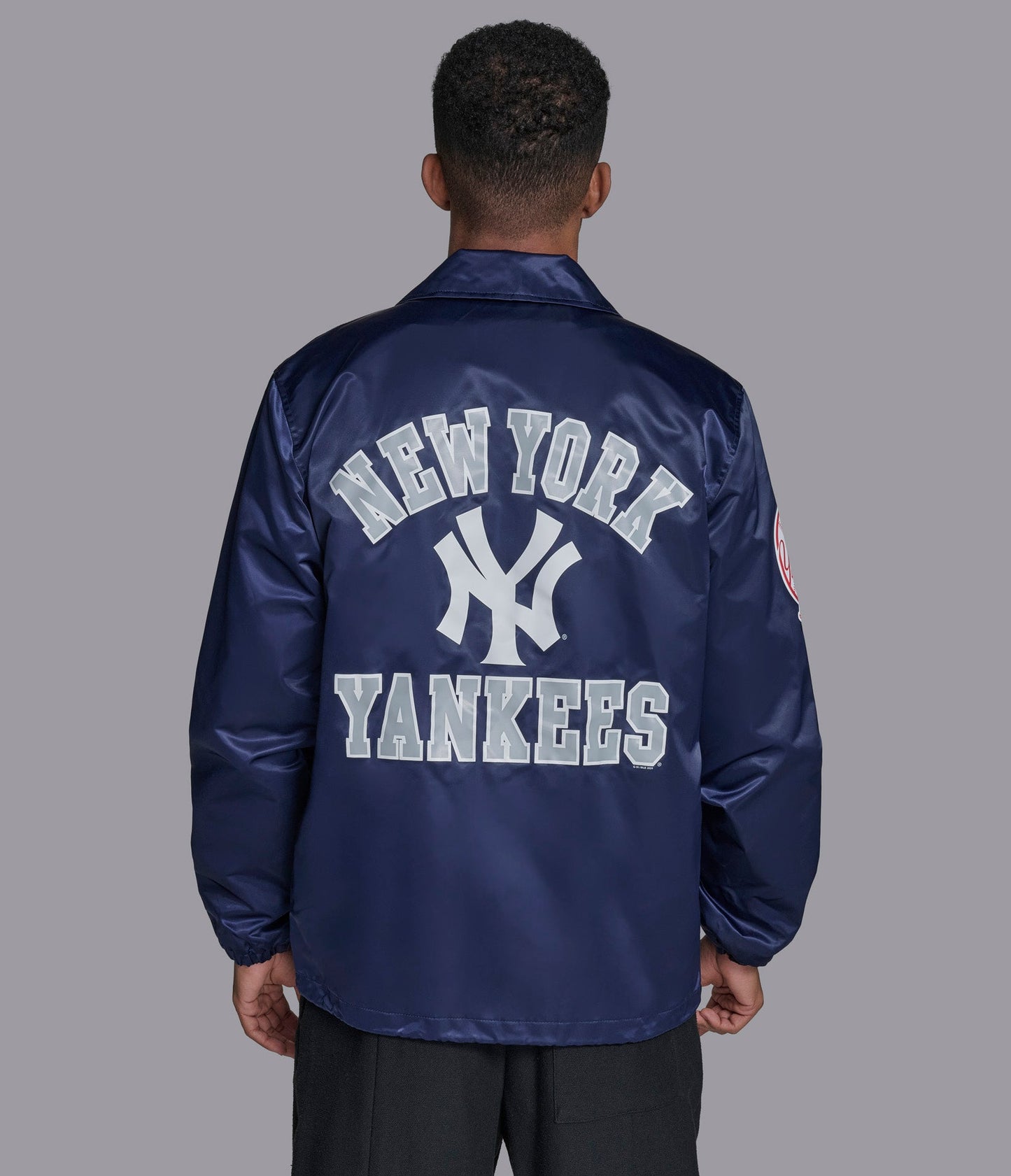 NY Yankees Option Route Coaches Jacket