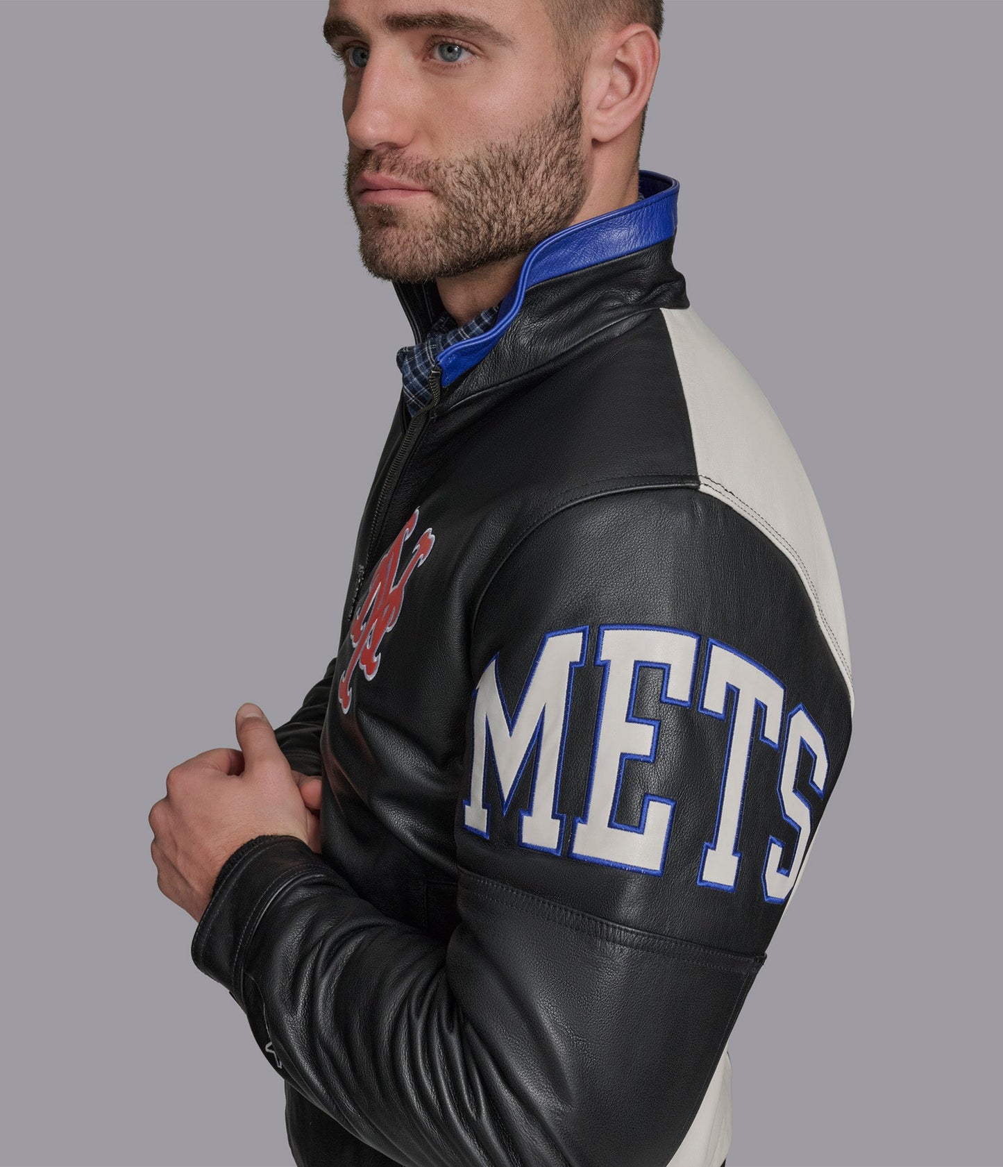 NY Mets Retro Full Zip Jacket