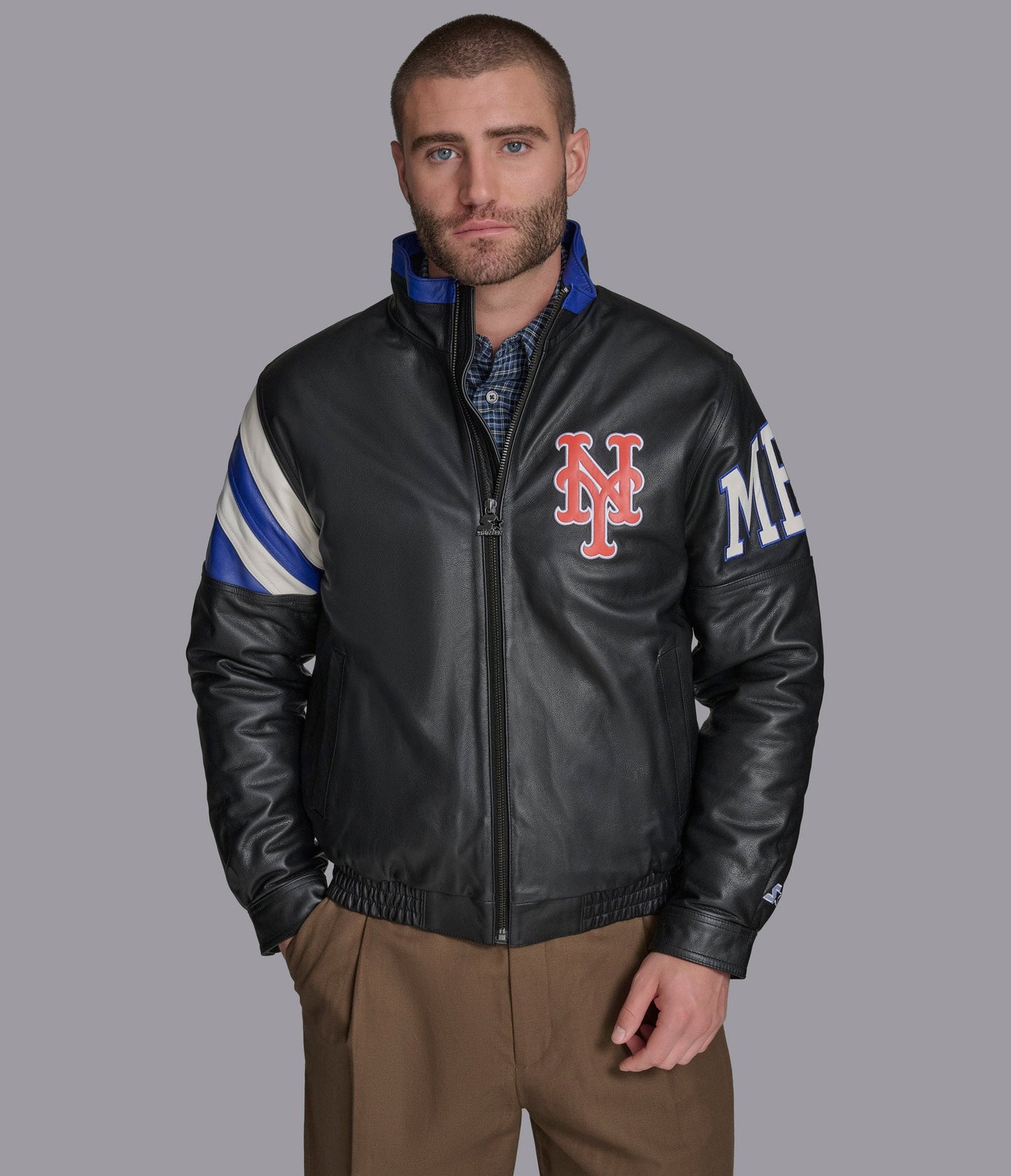 NY Mets Retro Full Zip Jacket