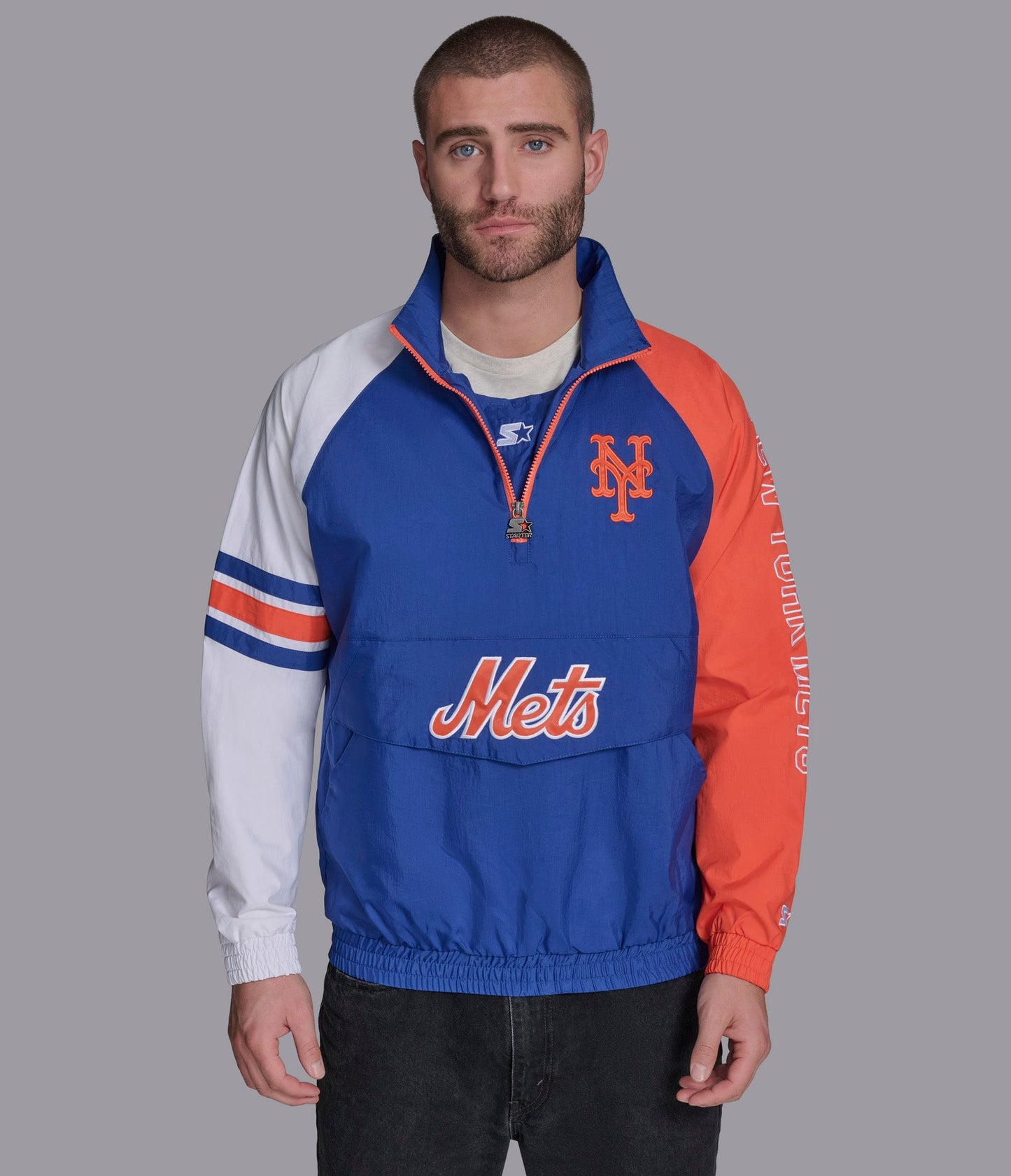 NY Mets Elite Half Zip Pullover