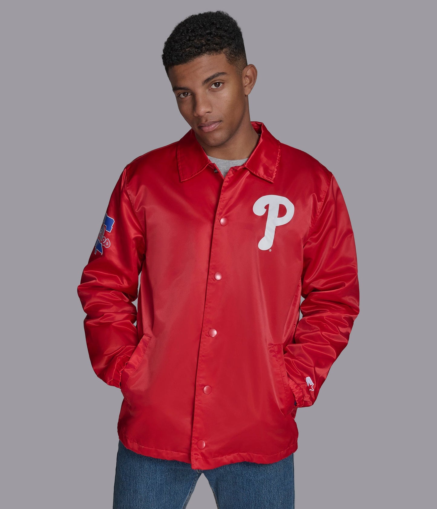 Philadelphia Phillies Option Route Coaches Jacket