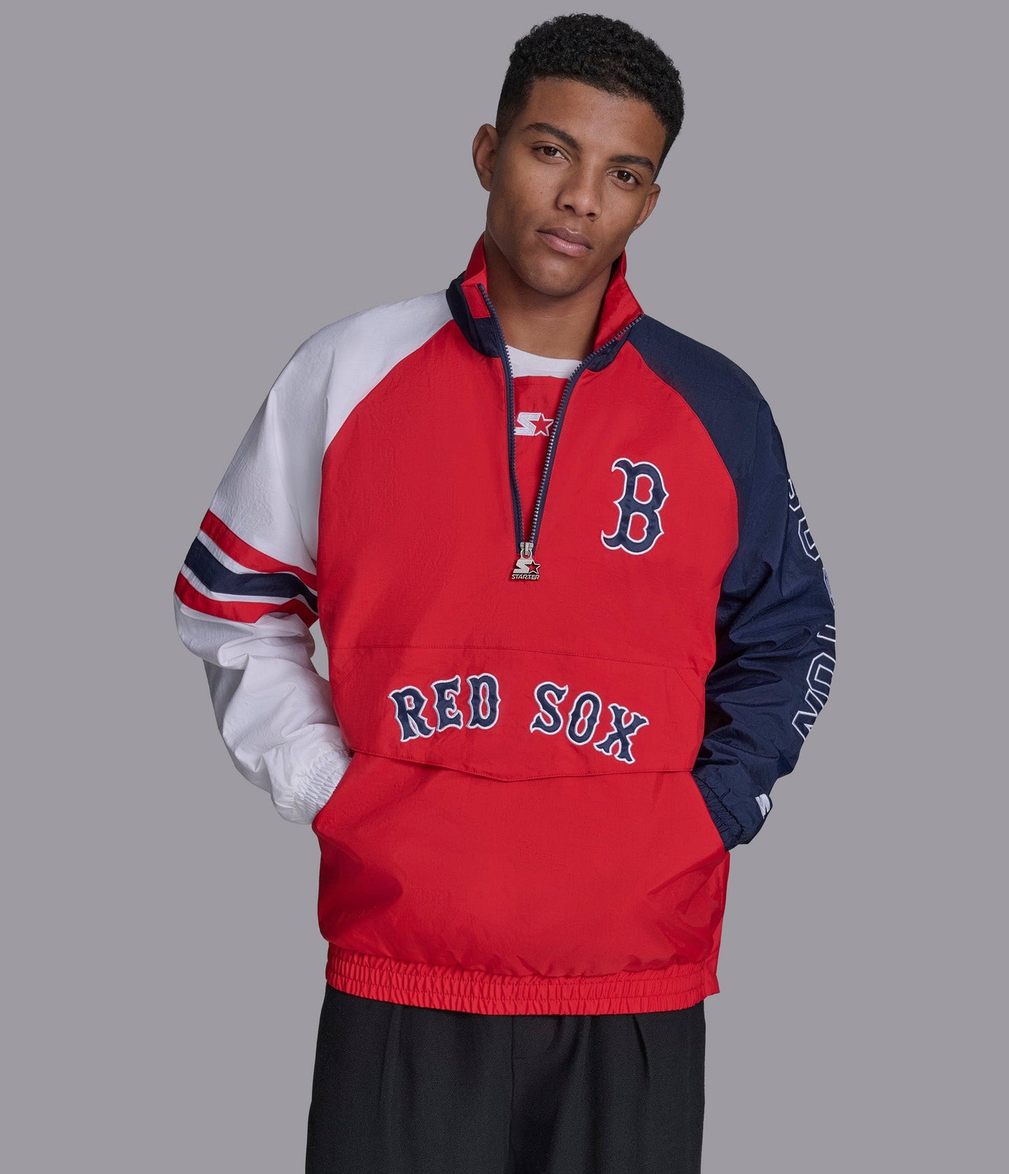 Boston Red Sox Elite Half Zip Pullover