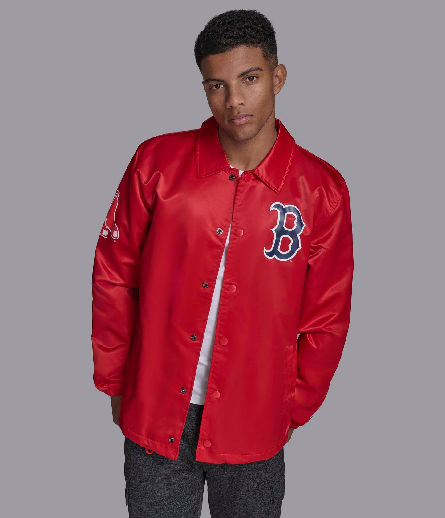 Boston Red Sox Option Route Coaches Jacket