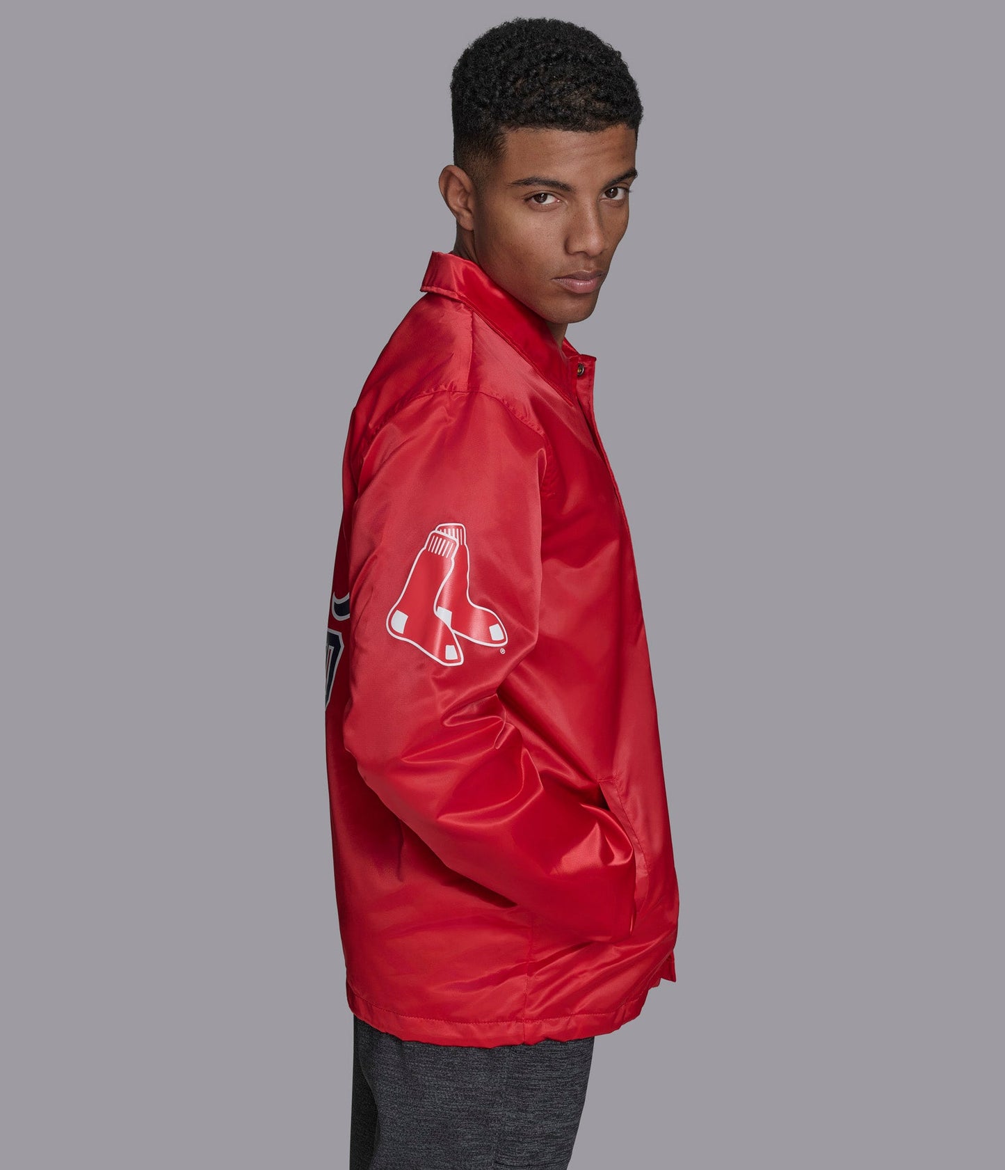 Boston Red Sox Option Route Coaches Jacket