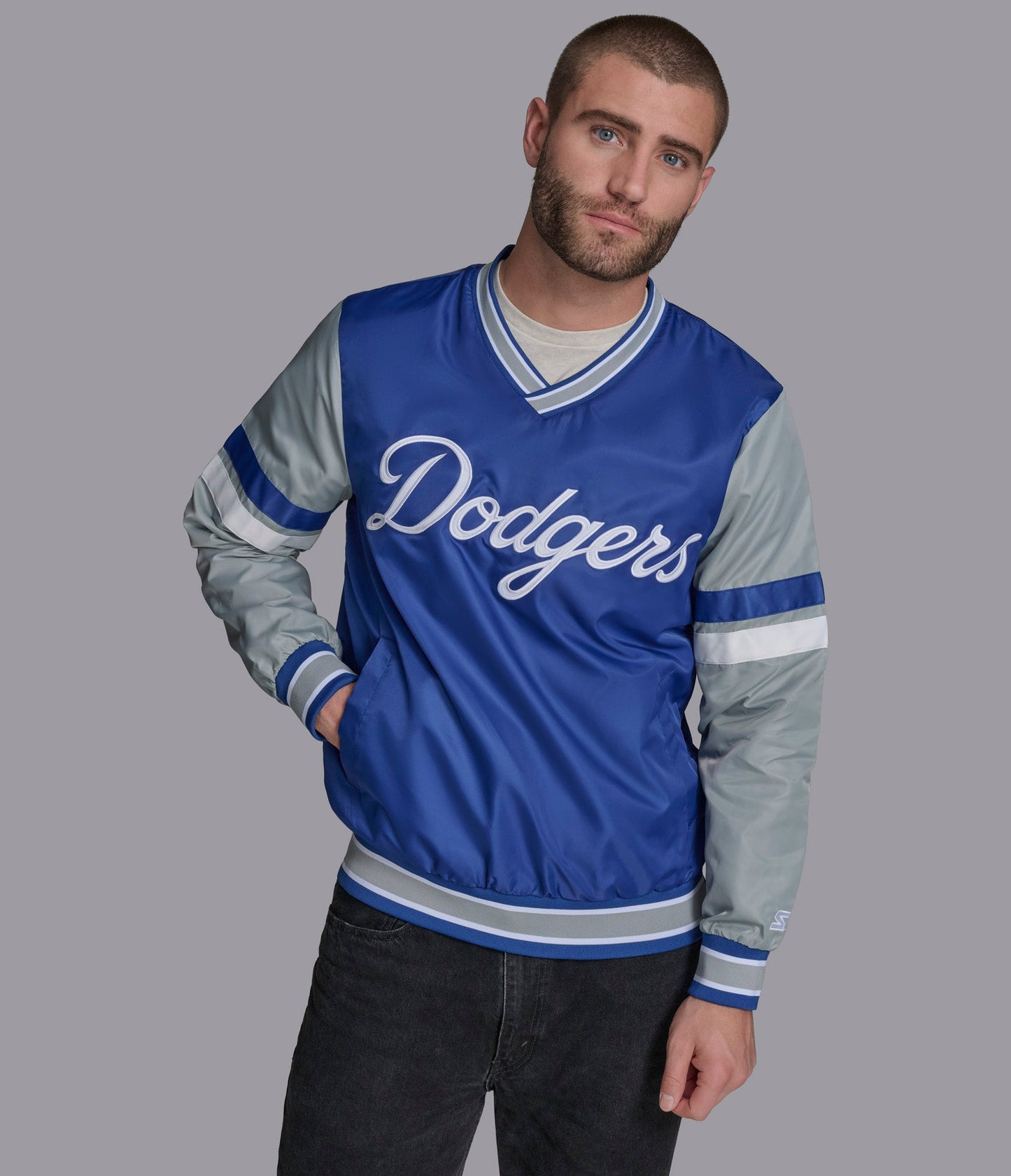 LA Dodgers All Pro V-Neck Pullover