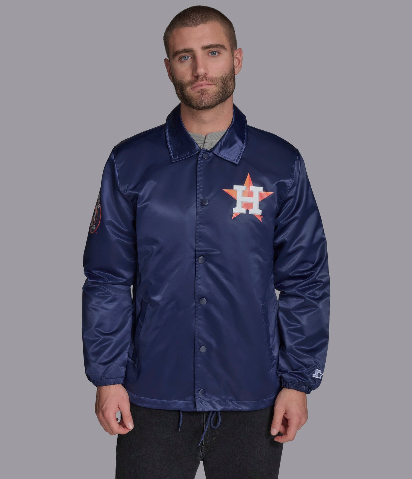 Houston Astros Option Route Coaches Jacket