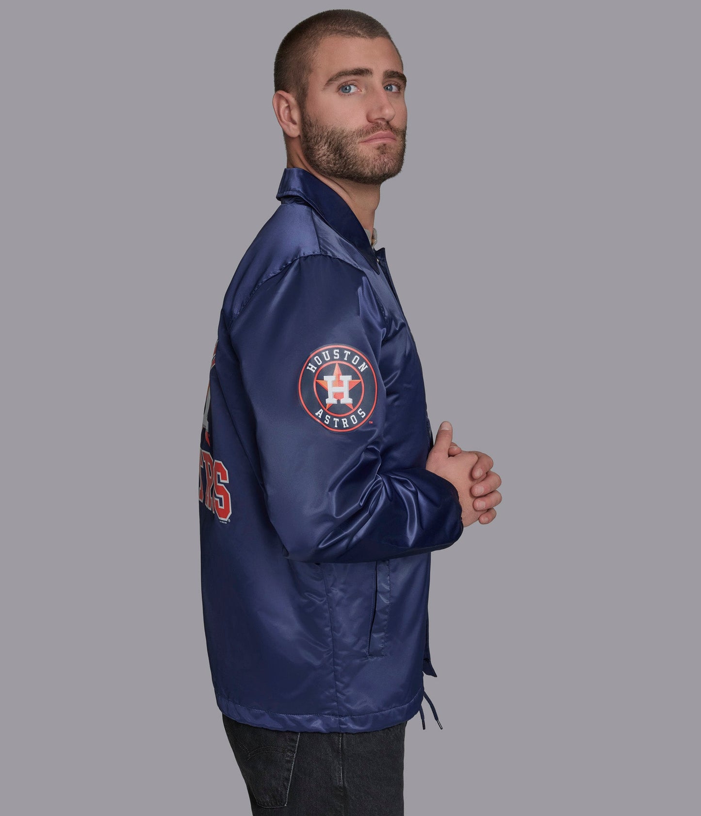 Houston Astros Option Route Coaches Jacket