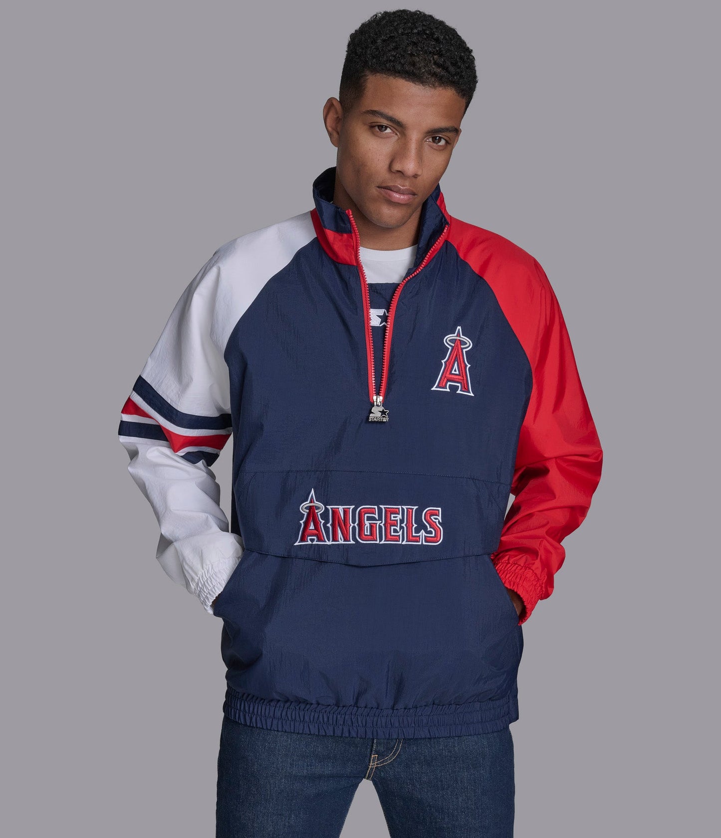 Anaheim Angels Elite Half Zip Pullover