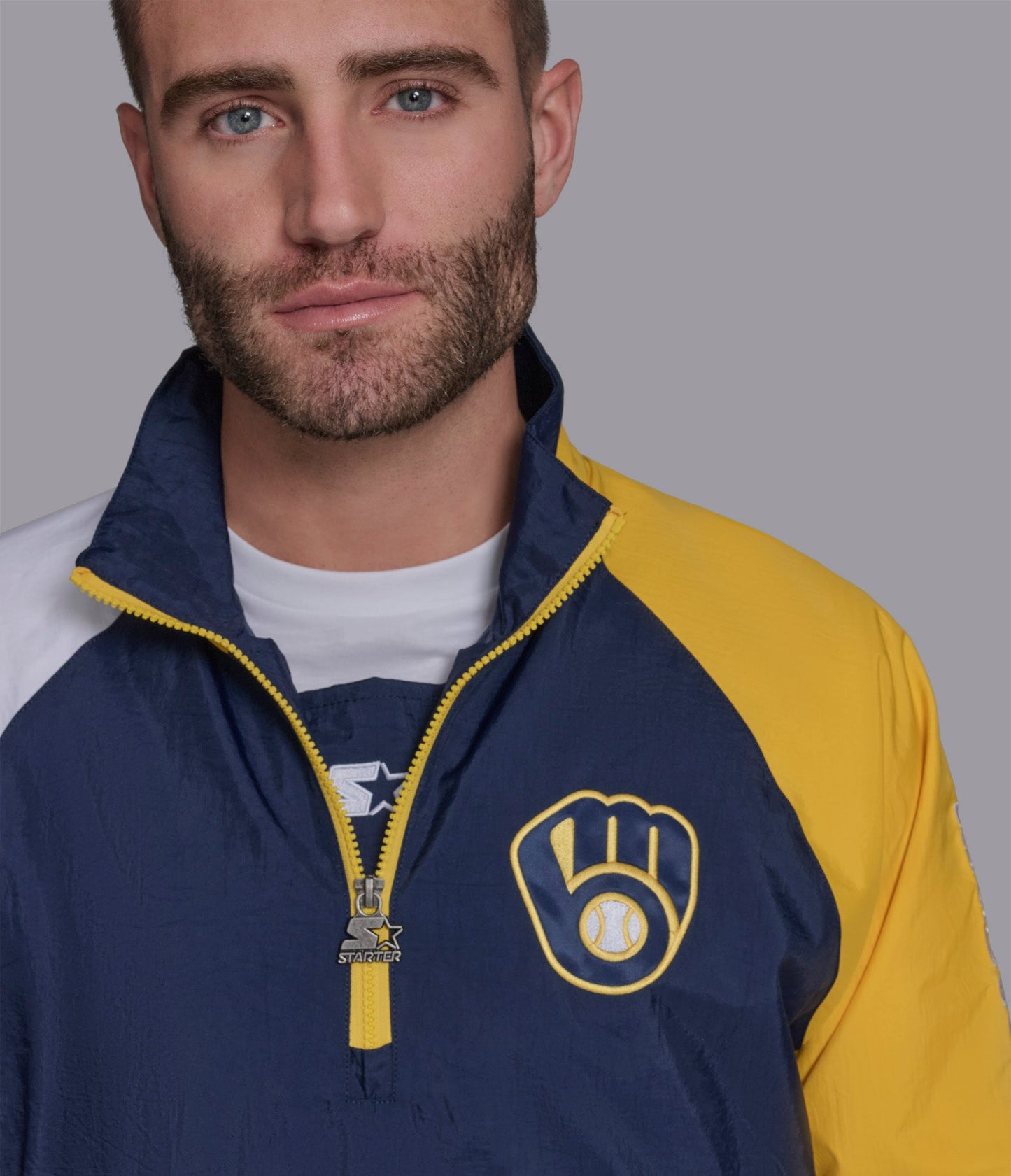 Milwaukee Brewers Elite Half Zip Pullover