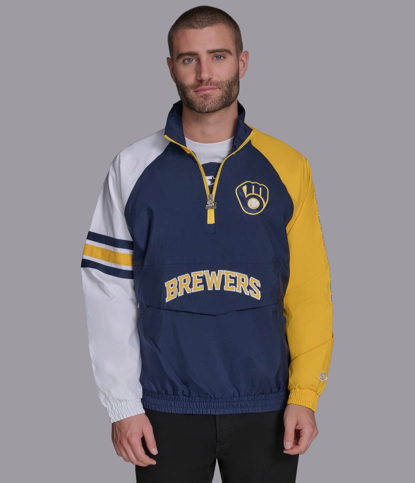 Milwaukee Brewers Elite Half Zip Pullover