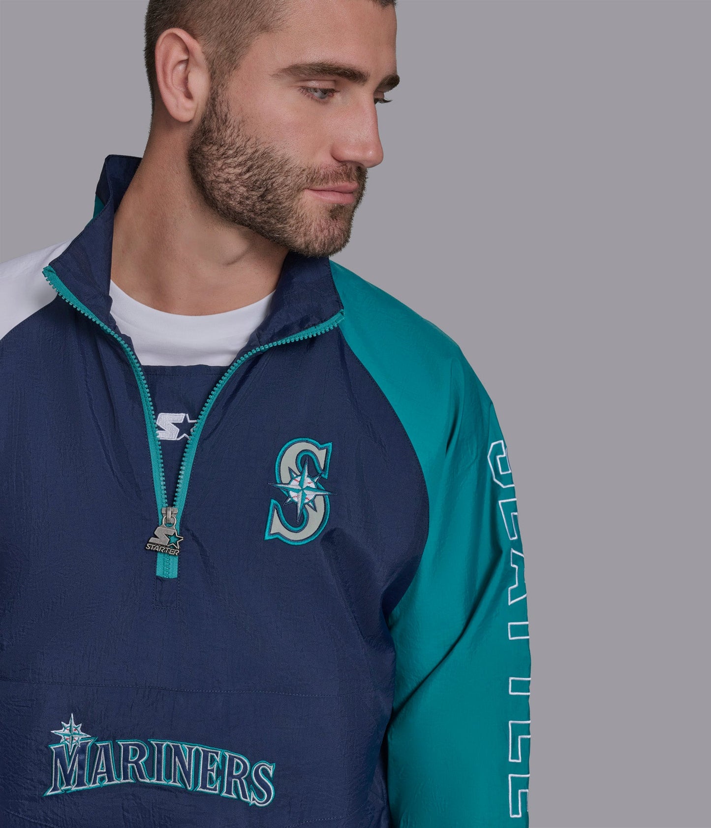 Seattle Mariners Elite Half Zip Pullover