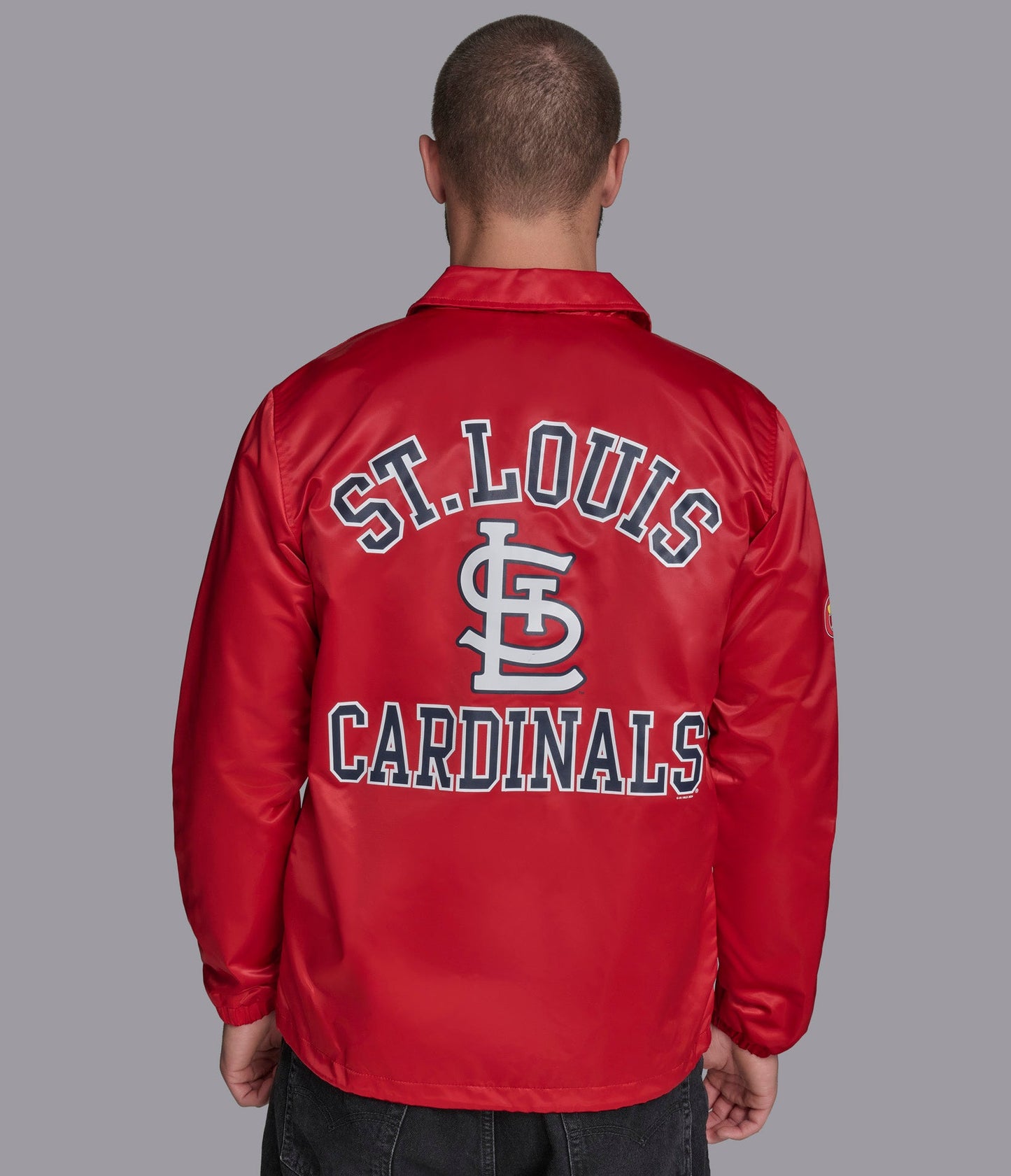 St Louis Cardinals Option Route Coaches Jacket