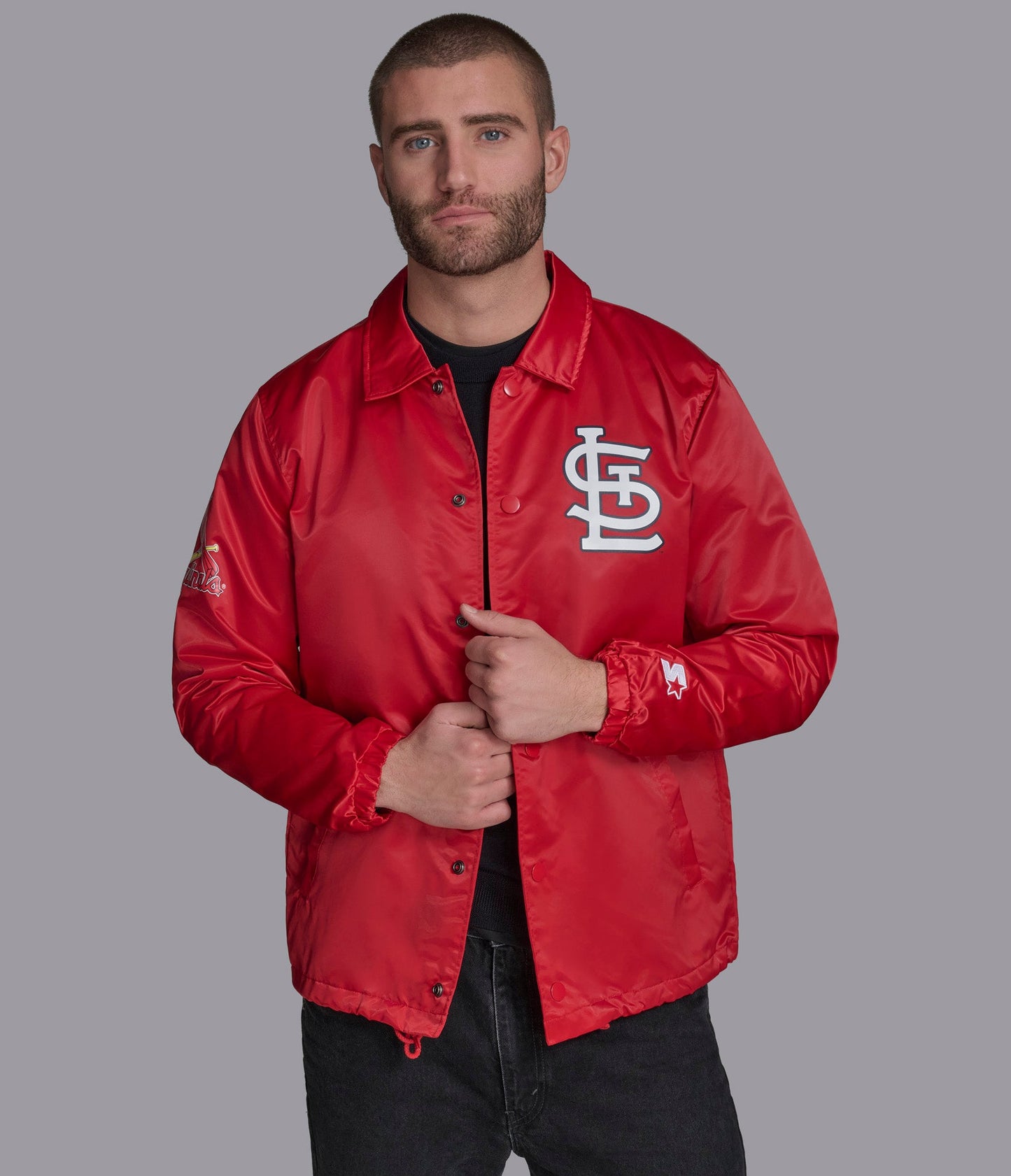 St Louis Cardinals Option Route Coaches Jacket