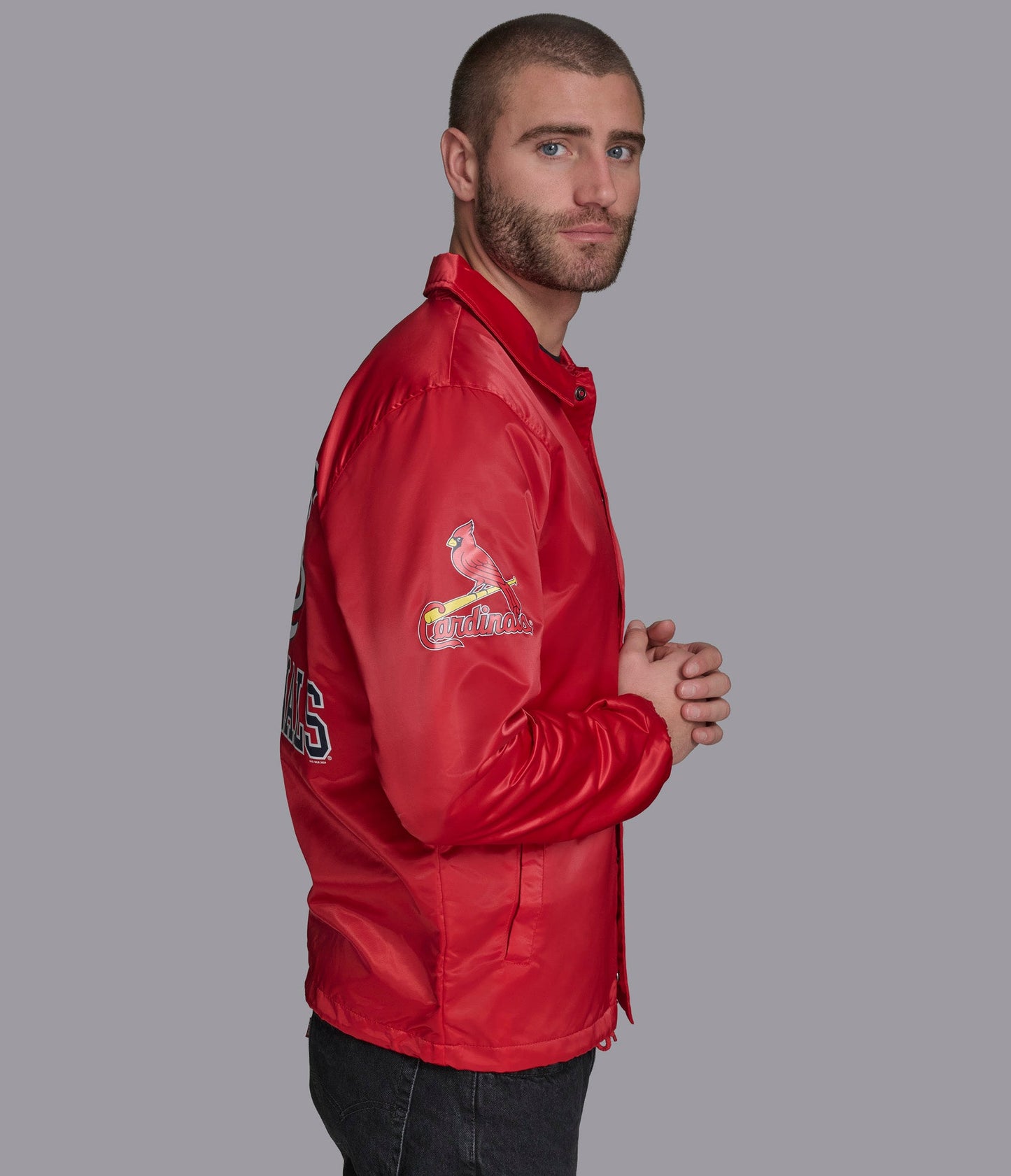 St Louis Cardinals Option Route Coaches Jacket