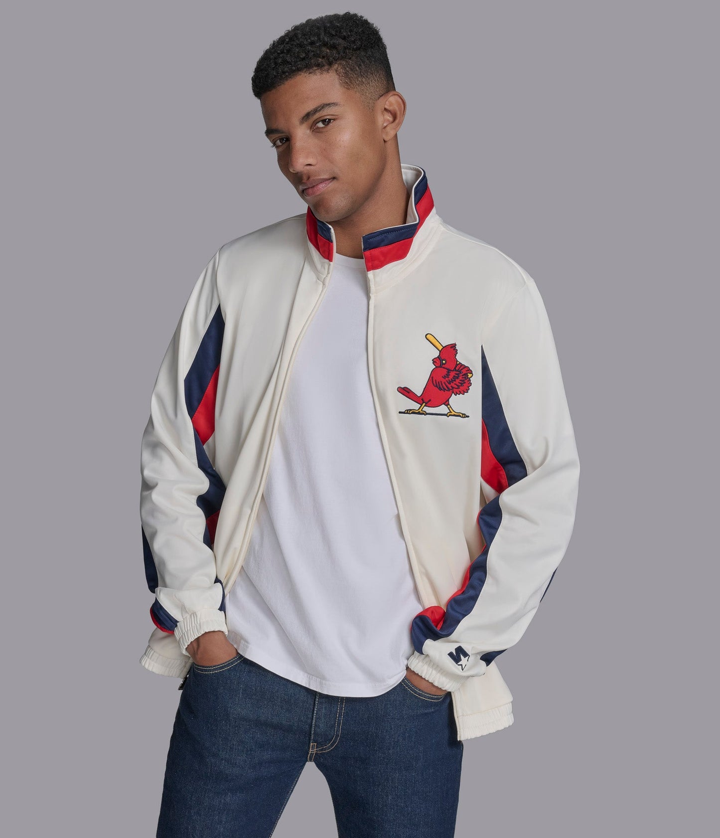 St Louis Cardinals Rebound Track Jacket