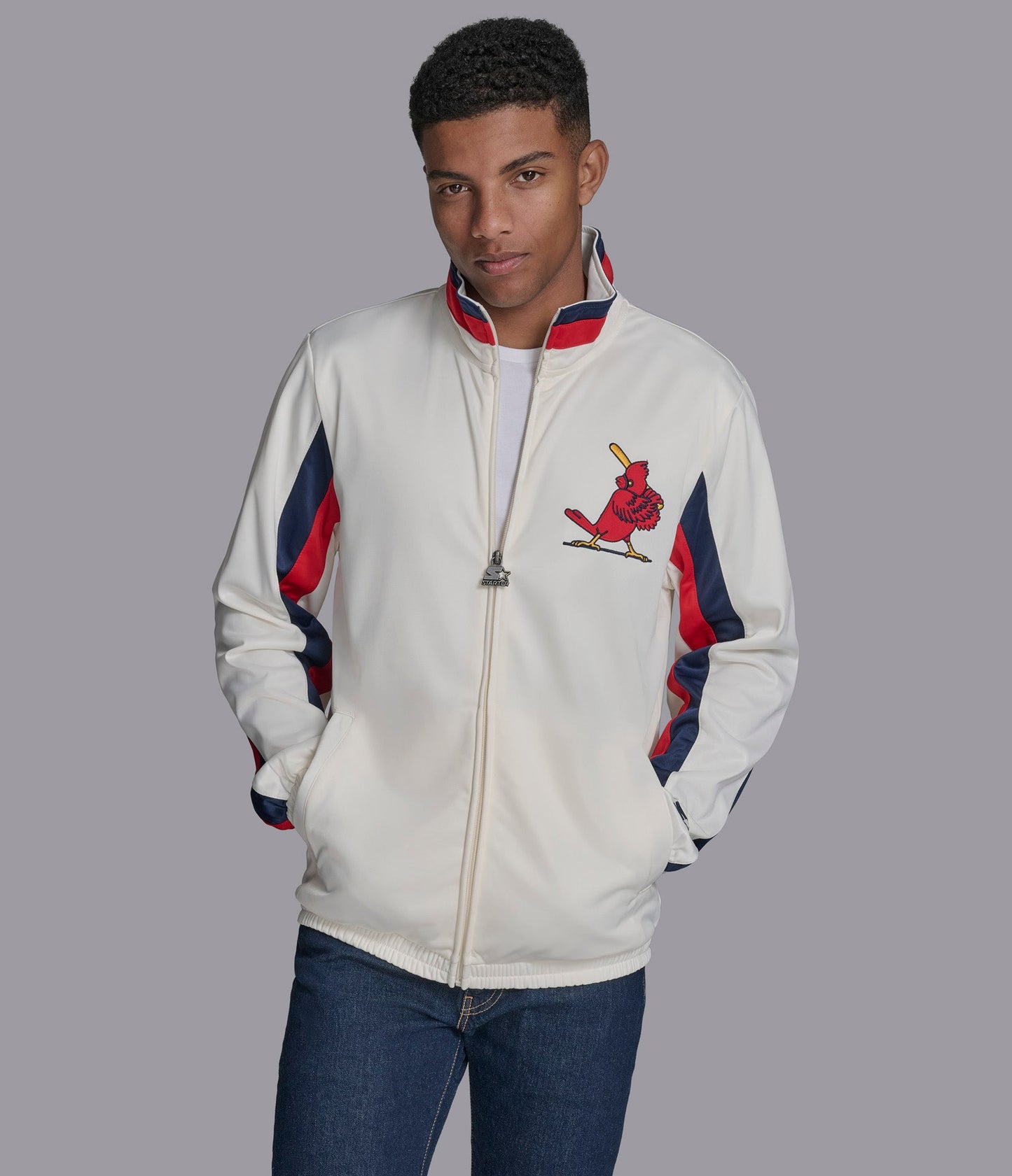 St Louis Cardinals Rebound Track Jacket