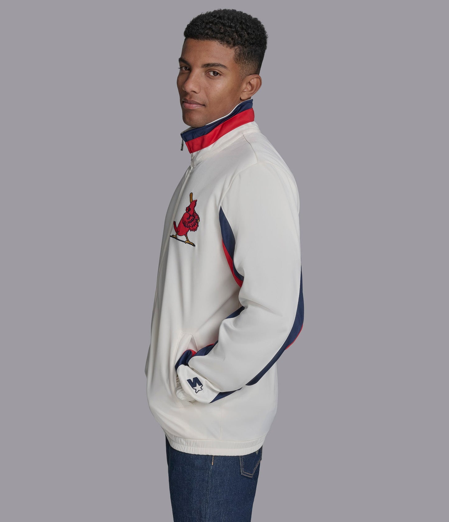 St Louis Cardinals Rebound Track Jacket