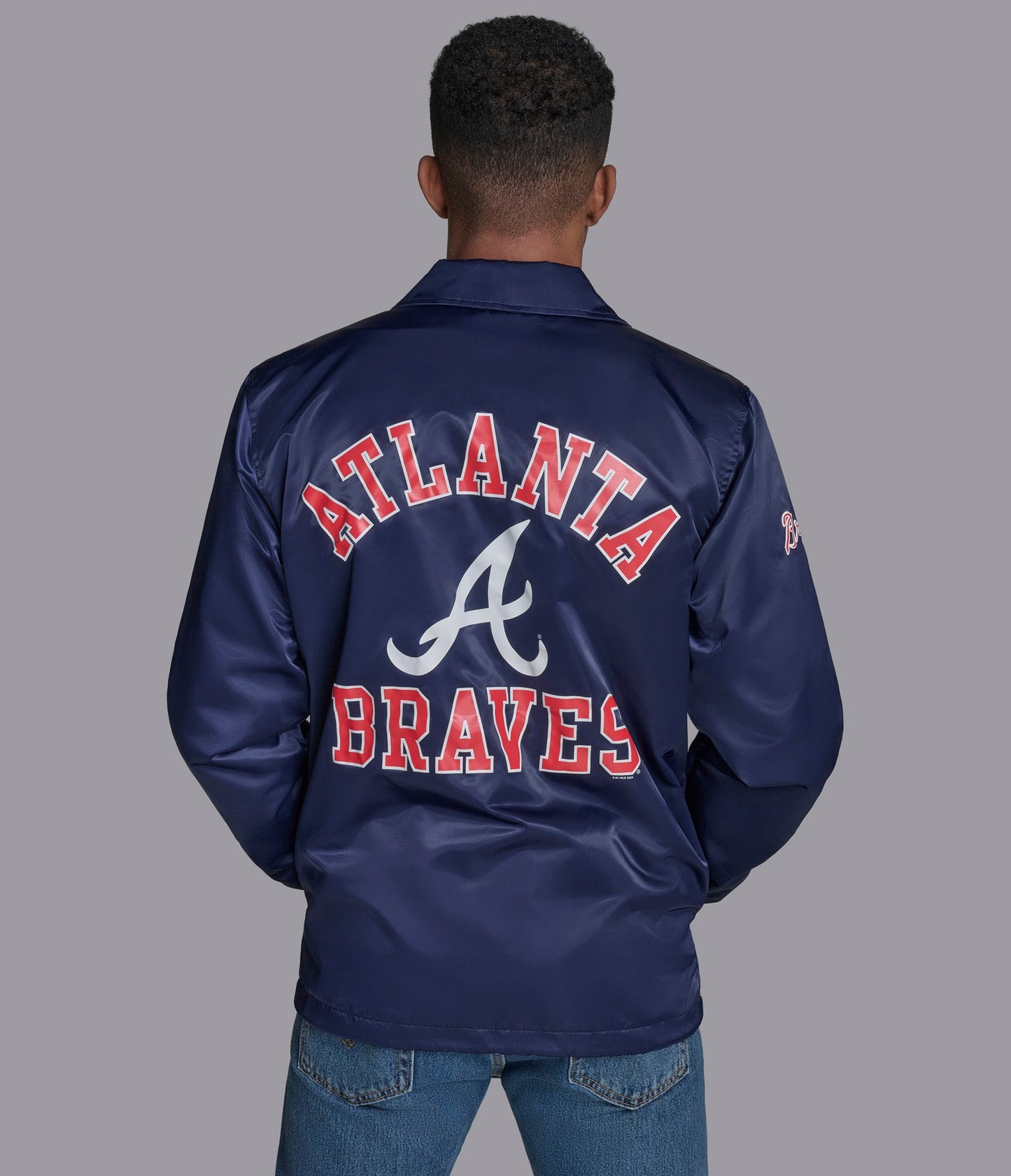 Atlanta Braves Option Route Coaches Jacket