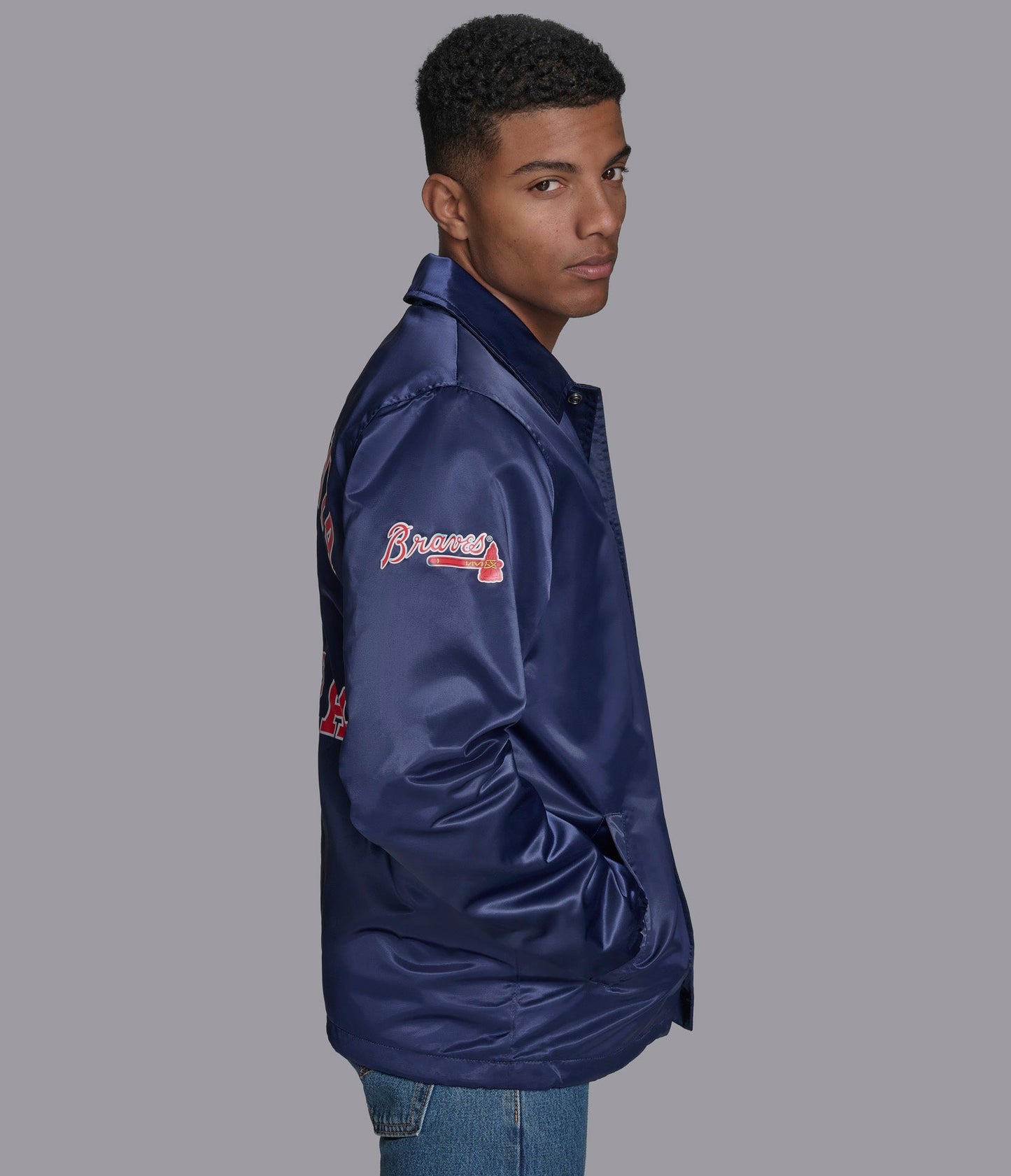 Atlanta Braves Option Route Coaches Jacket