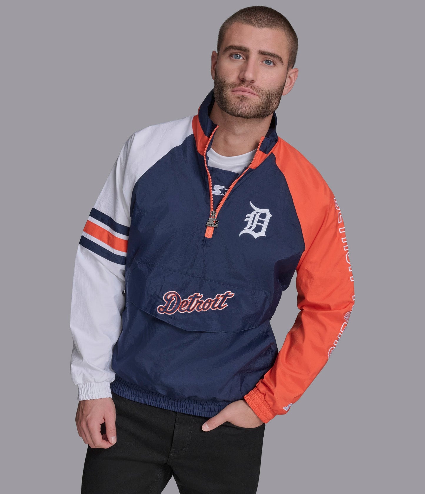 Detroit Tigers Elite Half Zip Pullover