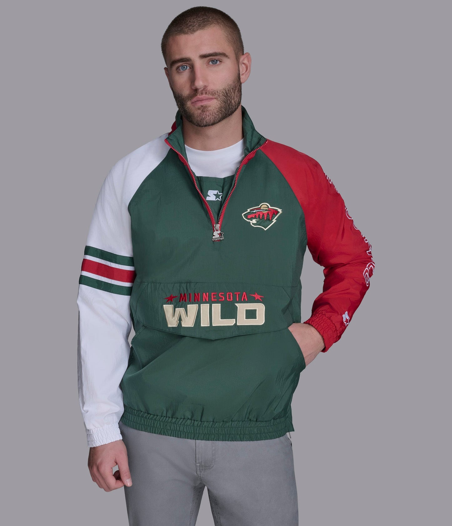 Minnesota Wild Elite Half Zip Pullover