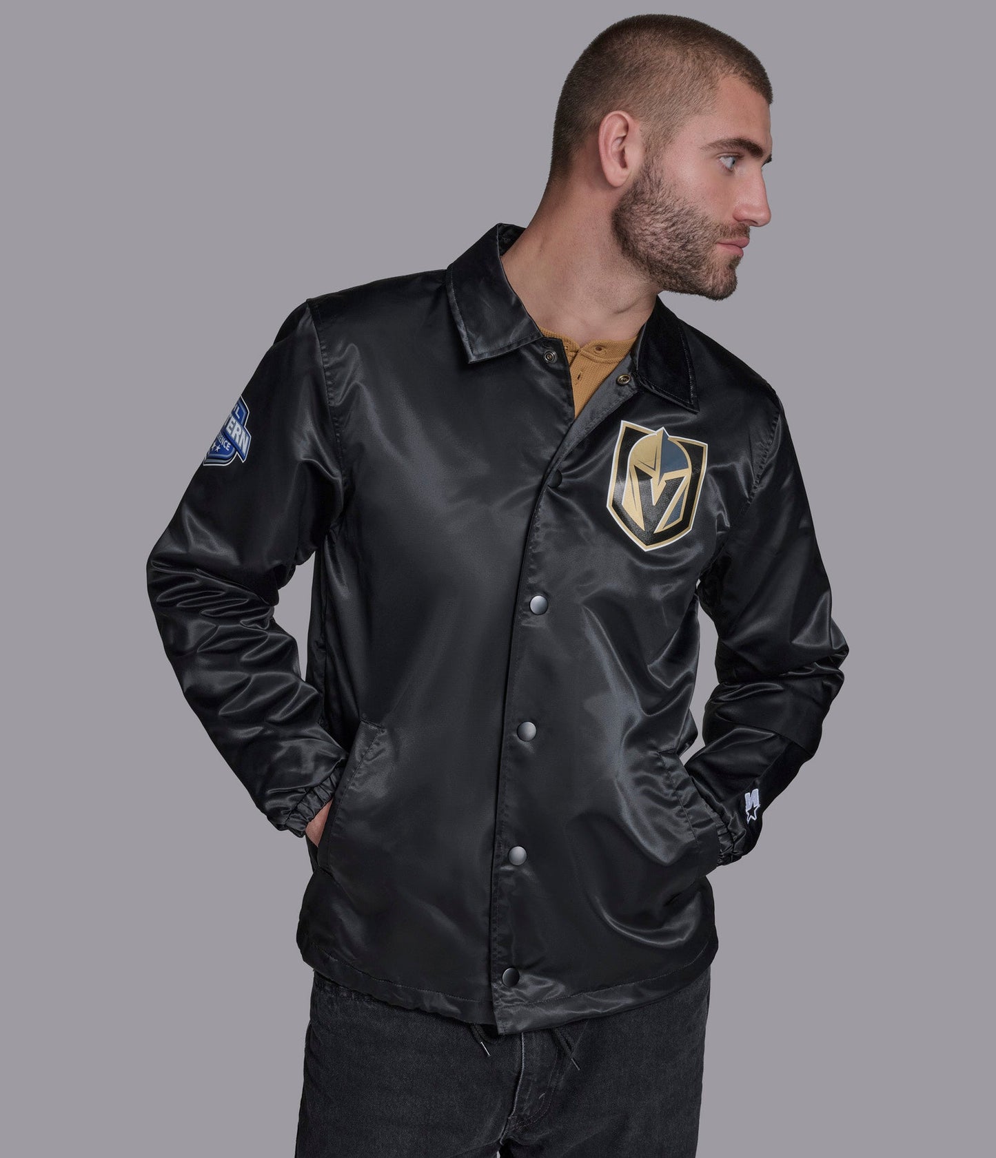 Las Vegas Golden Knights Option Route Coaches Jacket